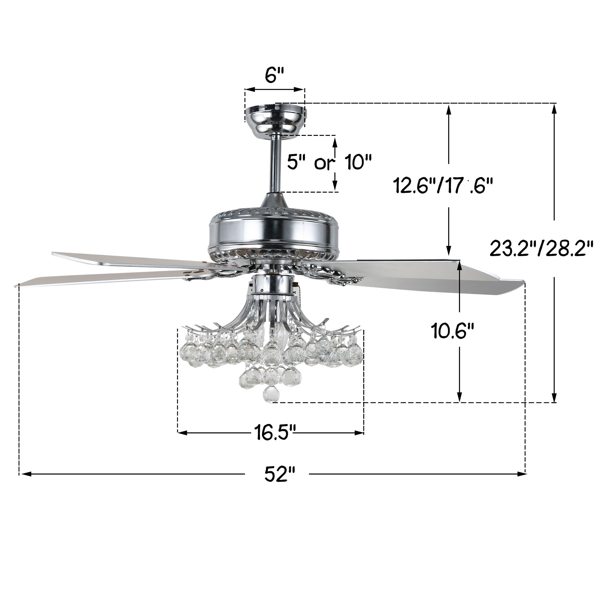 Bella Depot BD2015 Ceiling-Fans - View #10