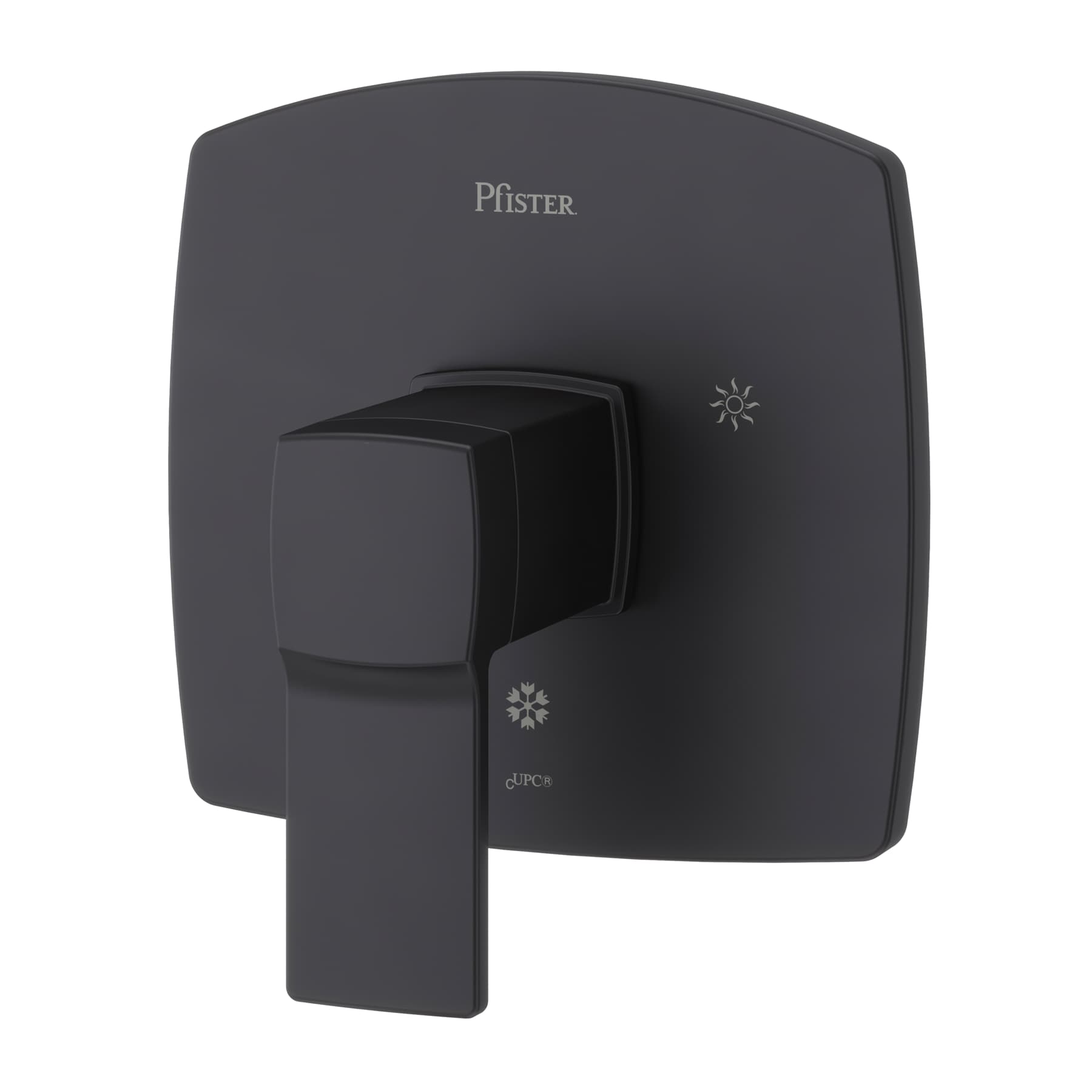 Pfister R89-1DAB Deckard Matte Black 6.7813-Inches Universal Bathtub/Shower Diverter 6.7813-Inches -ID