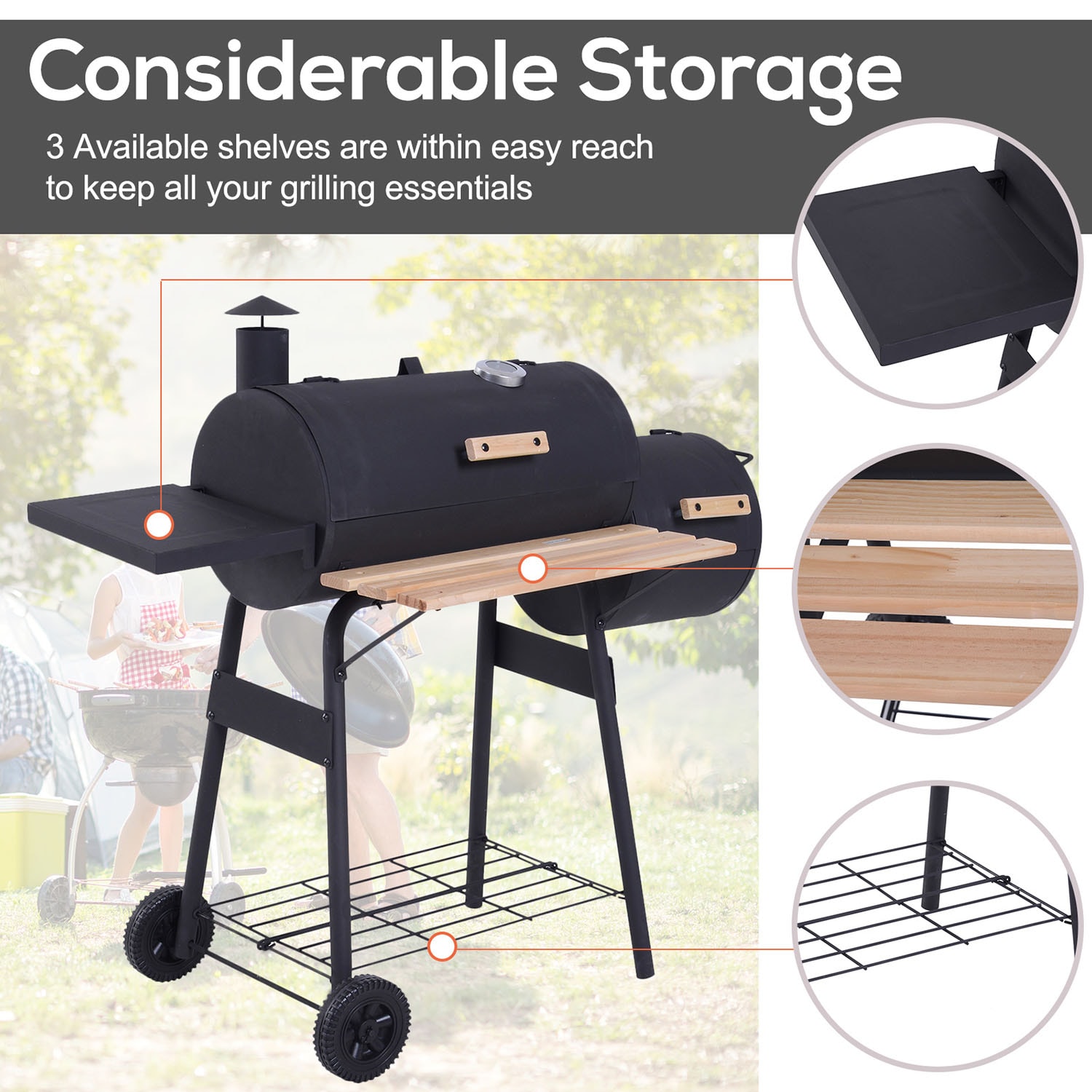 GZMR GZ-W22290 Charcoal-Grills - View #5