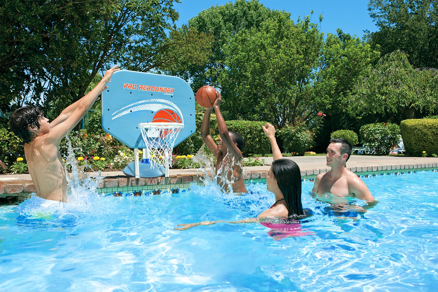 Poolmaster 72775 Multi Swimming pool volleyball/basketball set