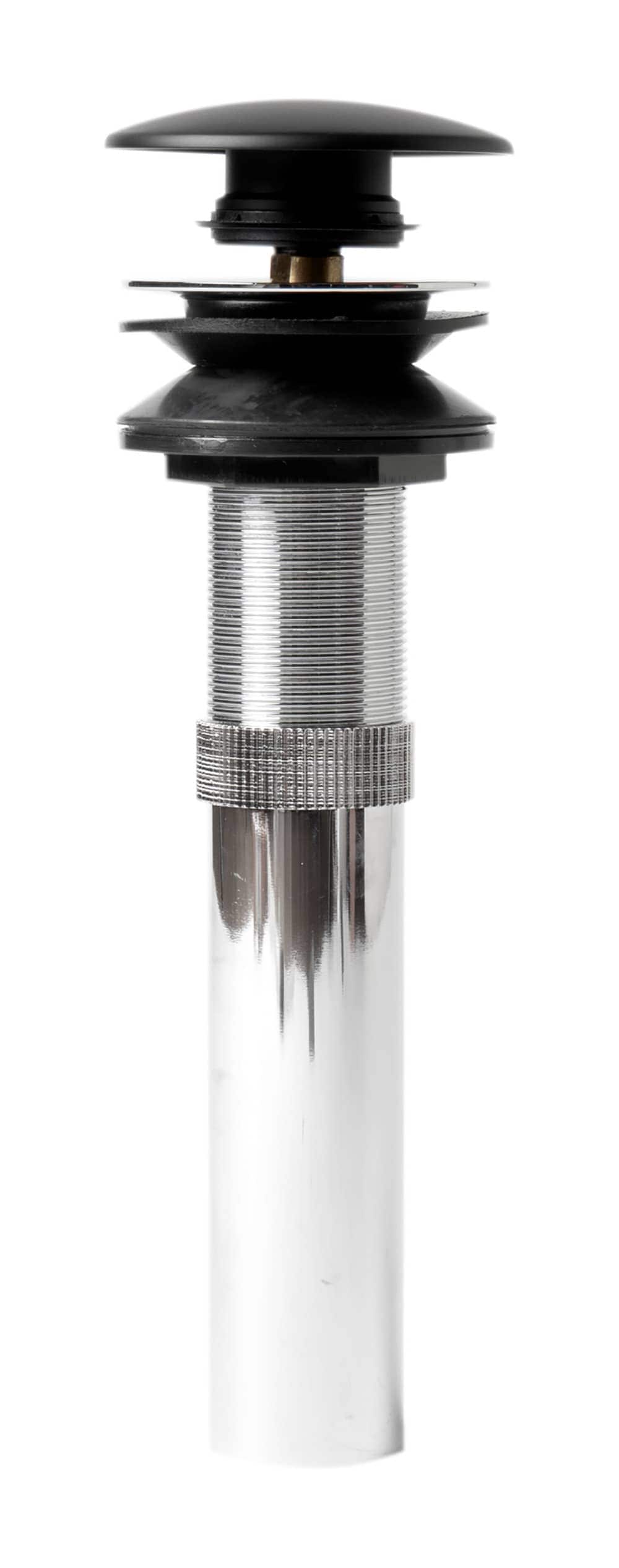 ALFI AB9056-BM AB9056-BM Black Matte Pop Up Drain with Overflow