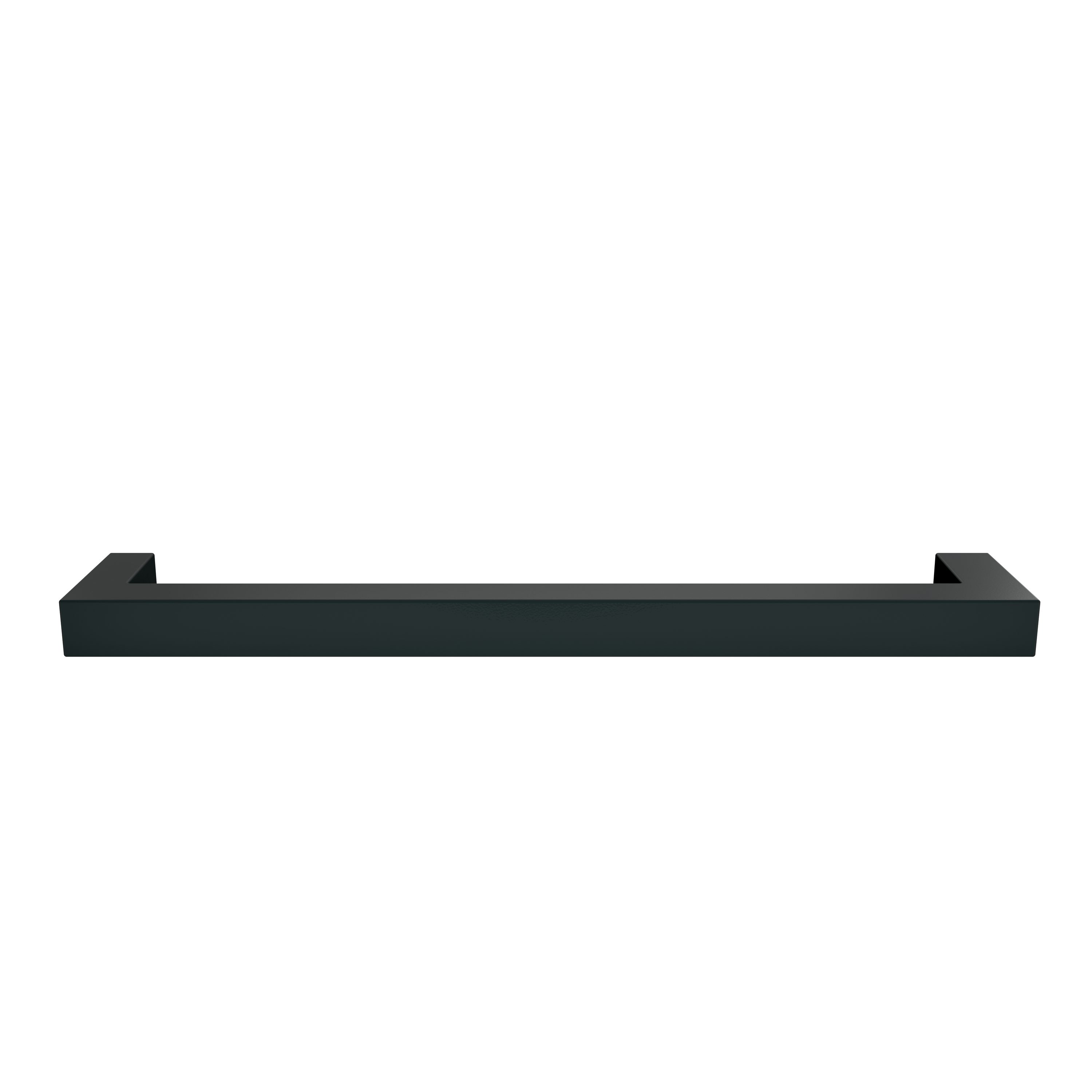 Matte Black Aluminum Modern Cabinet Bar Pull with Mounting Hardware