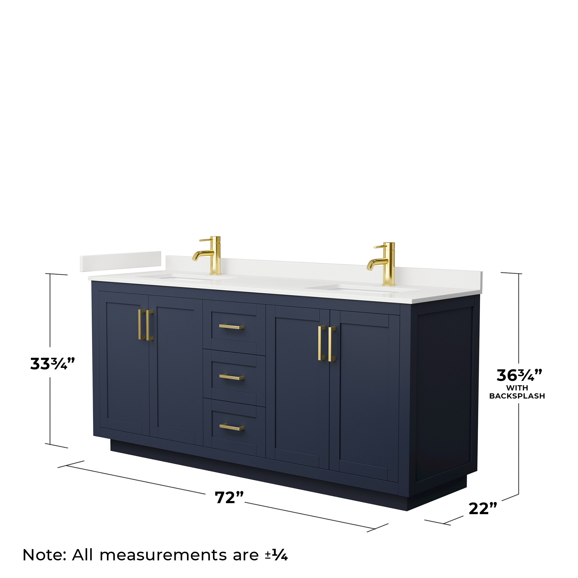 Wyndham Collection WCF292972DBLWQUNSMXX Bath-Vanity-Combo - View #5