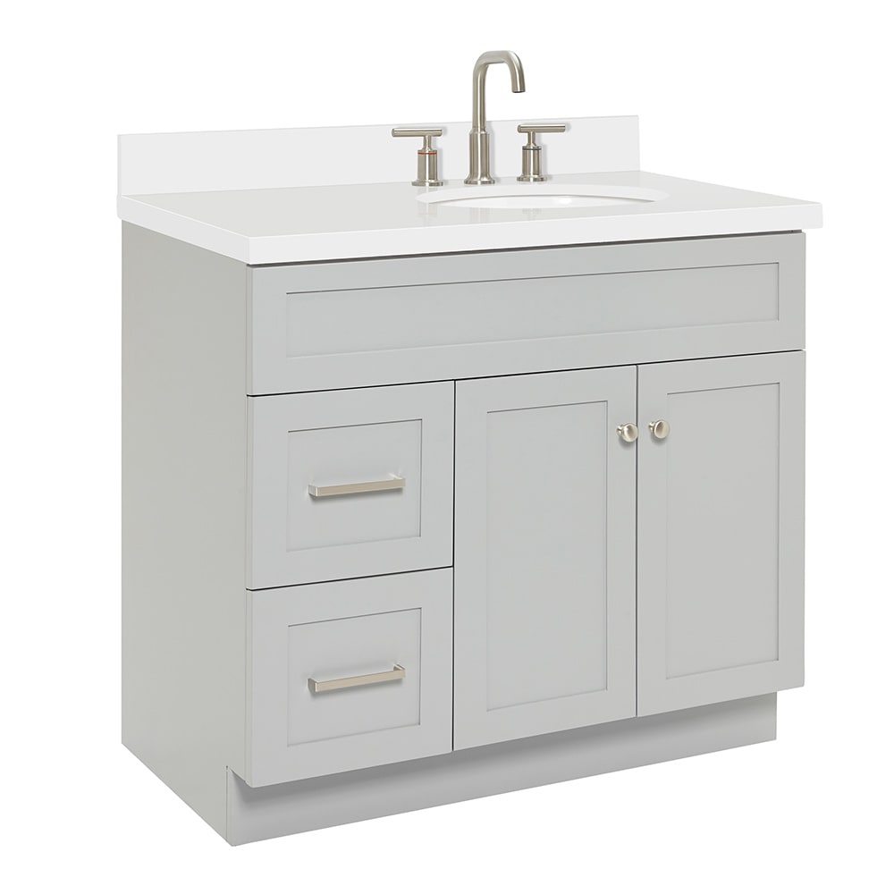 ARIEL F037SRWQOVOGRY Bath-Vanity-Combo - View #7