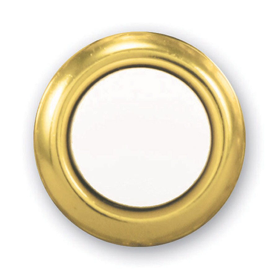 Heath Zenith Wired Gold Doorbell Button at
