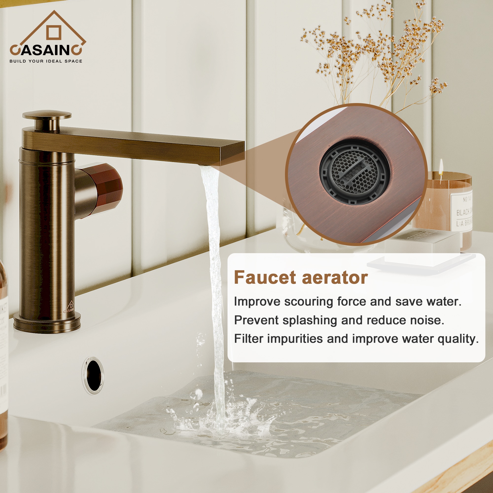 CASAINC CA-B3621-BB Lavatory-Faucets - View #3