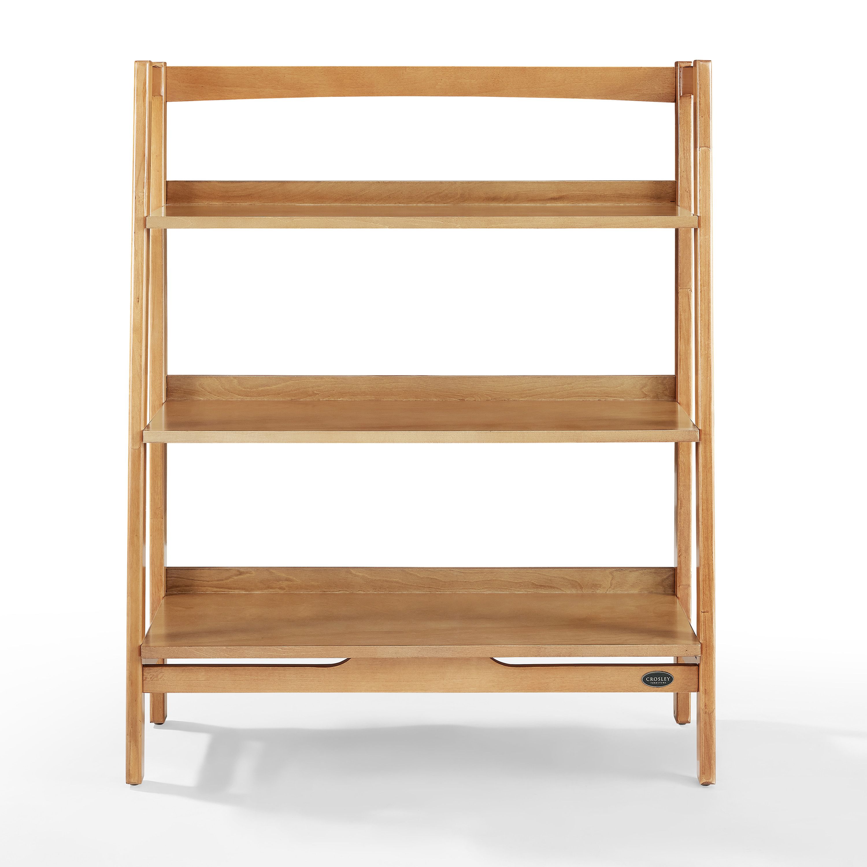 Mid-Century Modular 3-Tier Wide Shelf