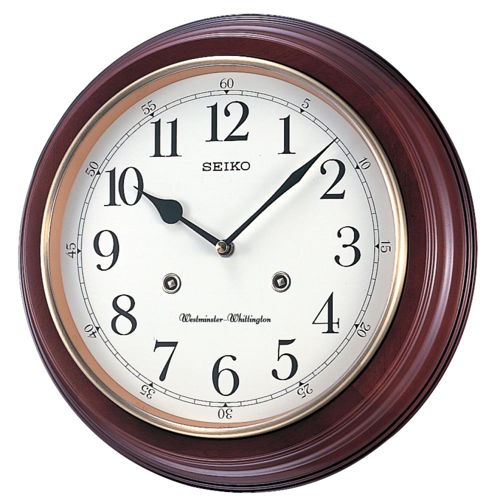 Seiko Analog Round Wall Clock in the Clocks department at 