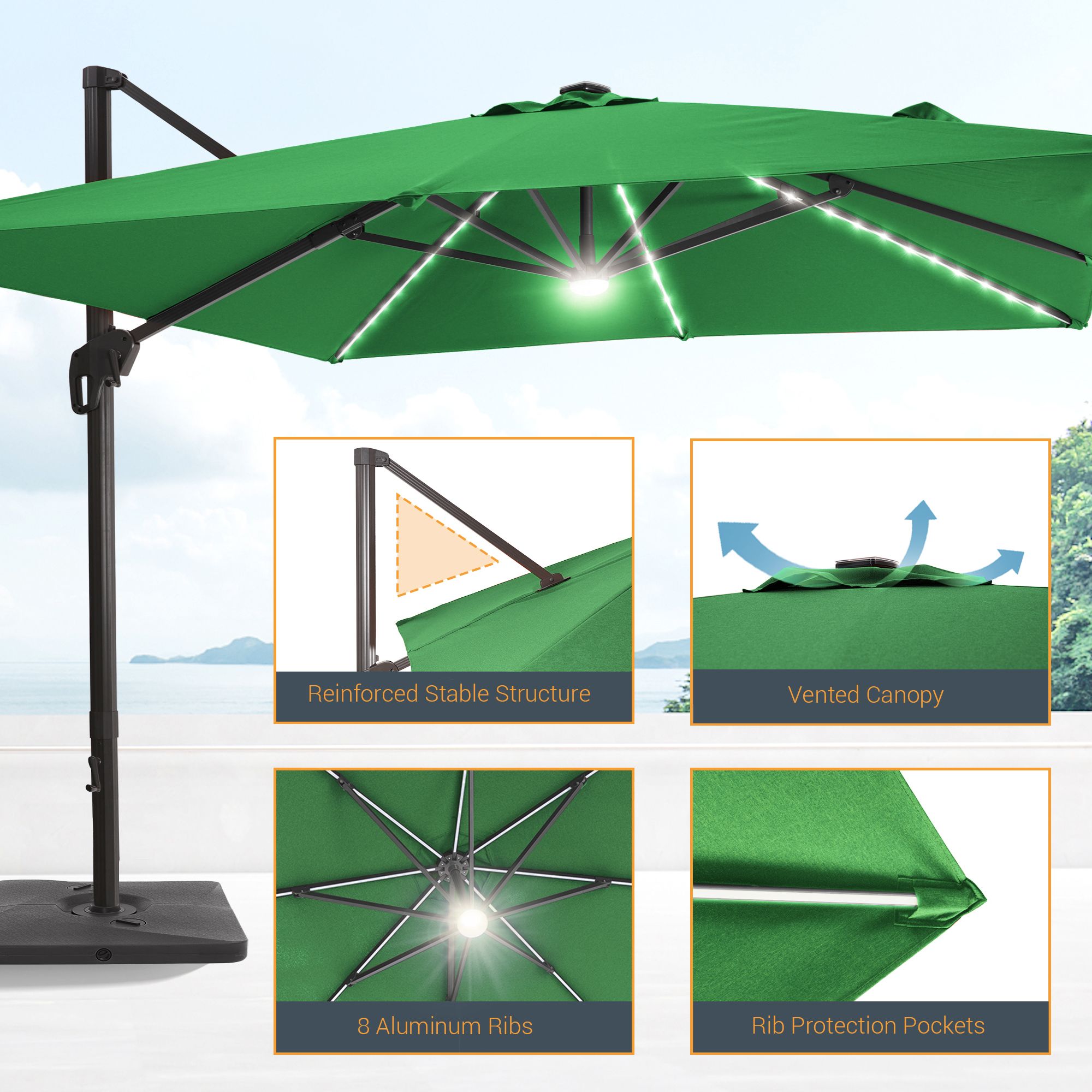 Sonkuki SD-LEDNB33-KG Umbrellas-2 - View #3