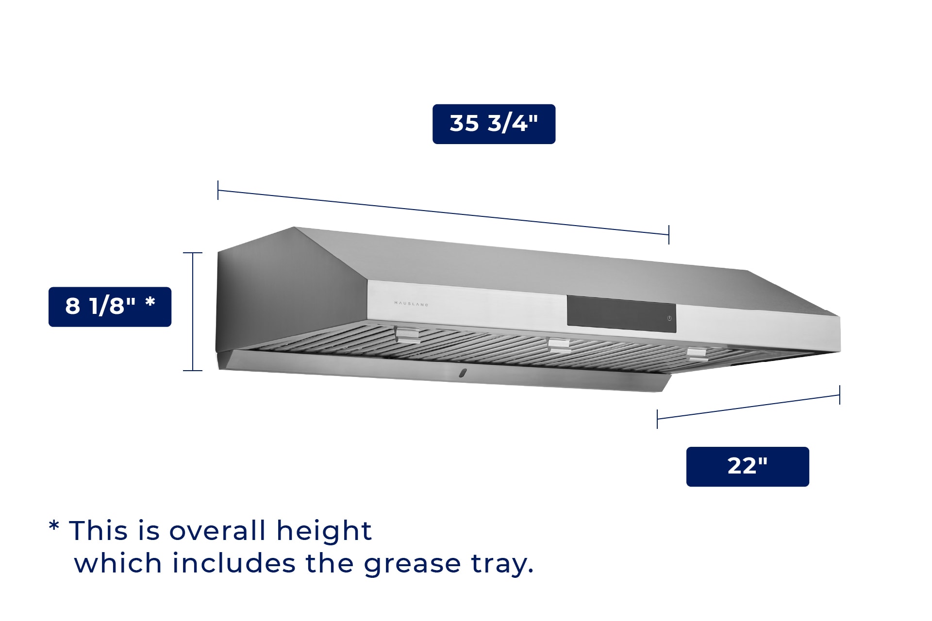 Hauslane UC-PS18SS-36 Undercabinet-Range-Hoods - View #13