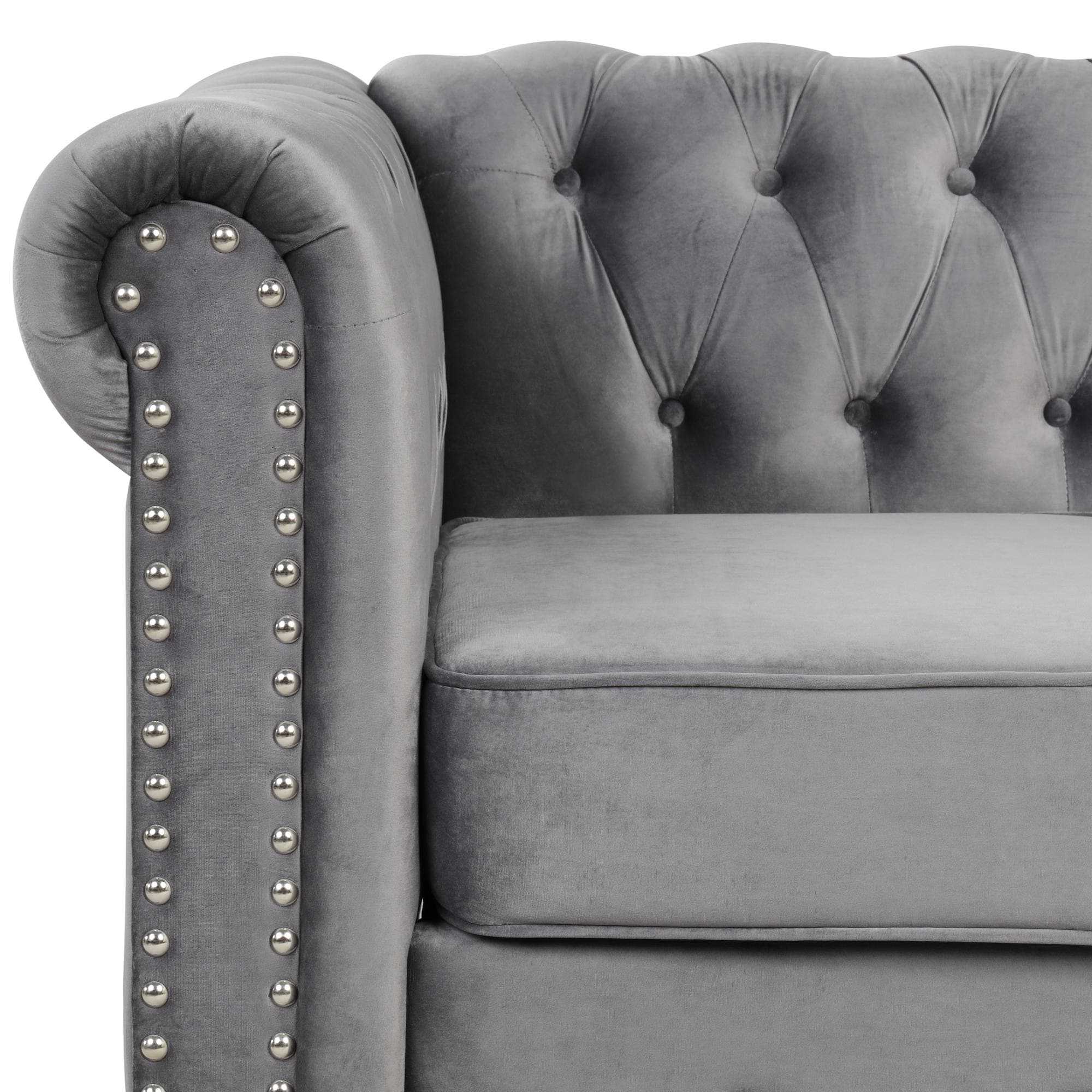 FARATI 8705-GREY-2 Sofas-Loveseats - View #7