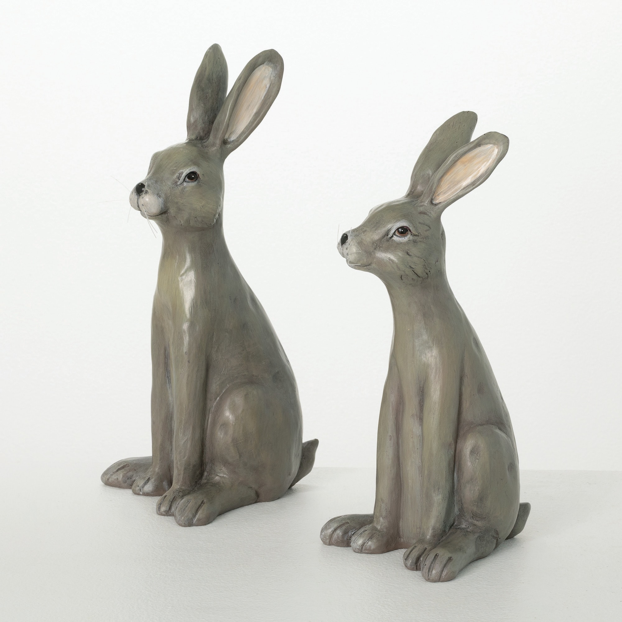 Sullivans PR2991 2 -Pack Brown Resin Modern Figurine