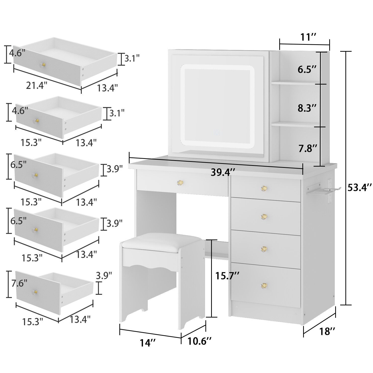 FUFU&GAGA KF210218-02 Bedroom-Vanities - View #18