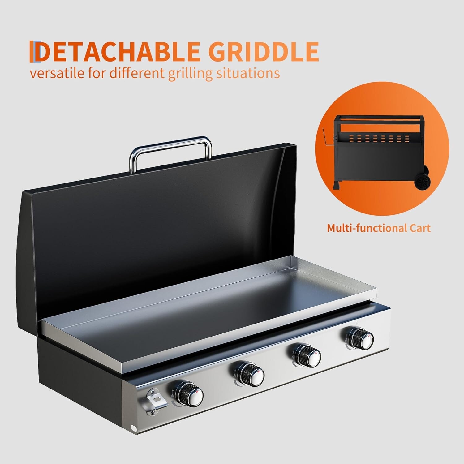 Garvee HQ-P-G3-4JPP-PVLS Gas-Grill - View #3