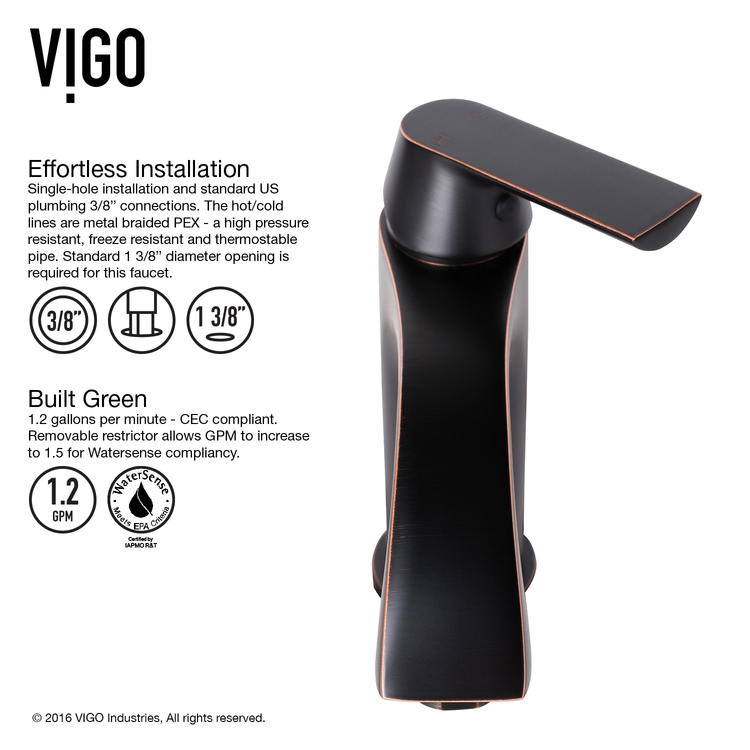 VIGO VGT486 Bath-Sink - View #9