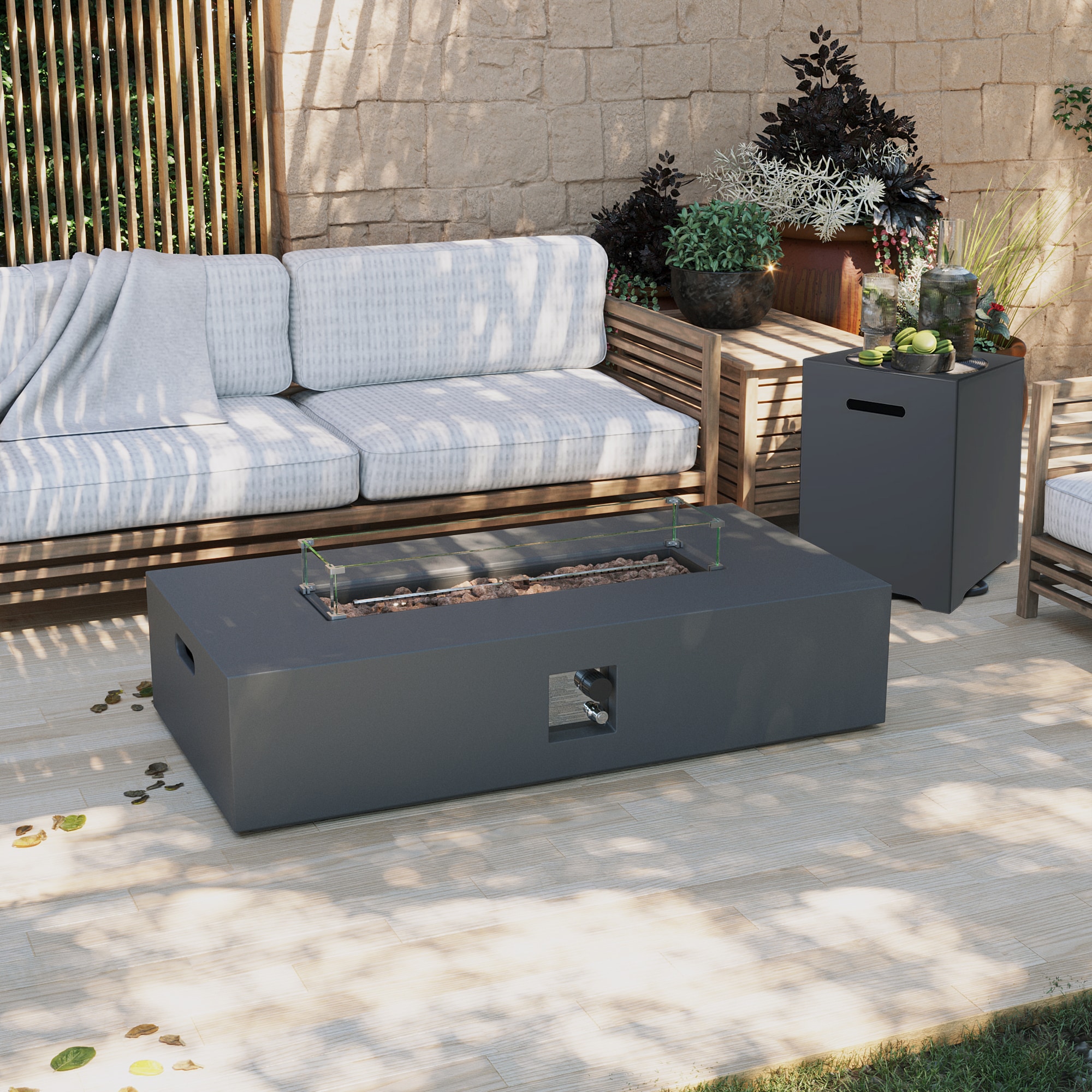 Patio Watcher 56S-CFX-BEIGE-GST Outdoor-Gas-Firepits - View #2
