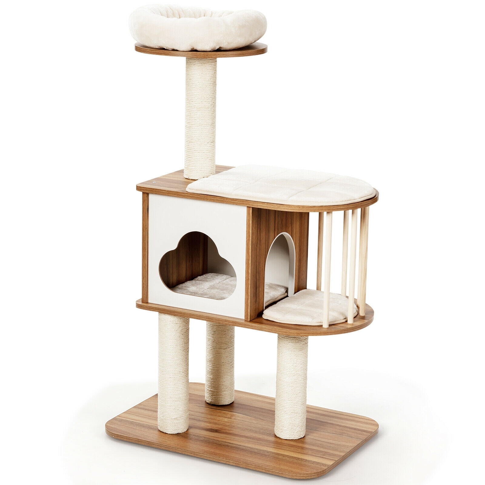 LIVIZA PTJ7376BN 46-Inches x 19-Inches Brown Cat Tree
