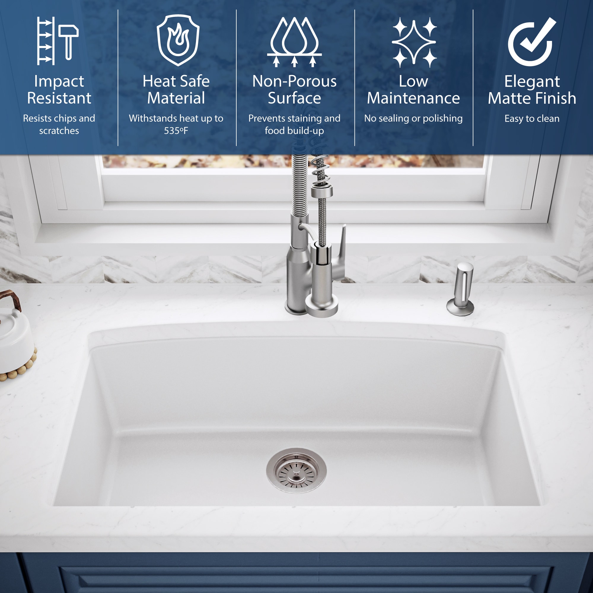 Karran QU-712-WH Kitchen-Sinks - View #6