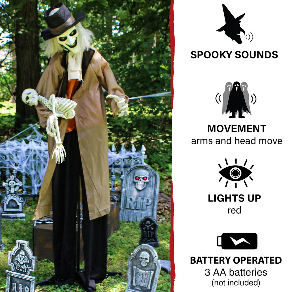 Haunted Hill Farm HHGRVKPR-1FLSA Halloween-Animatronics - View #4