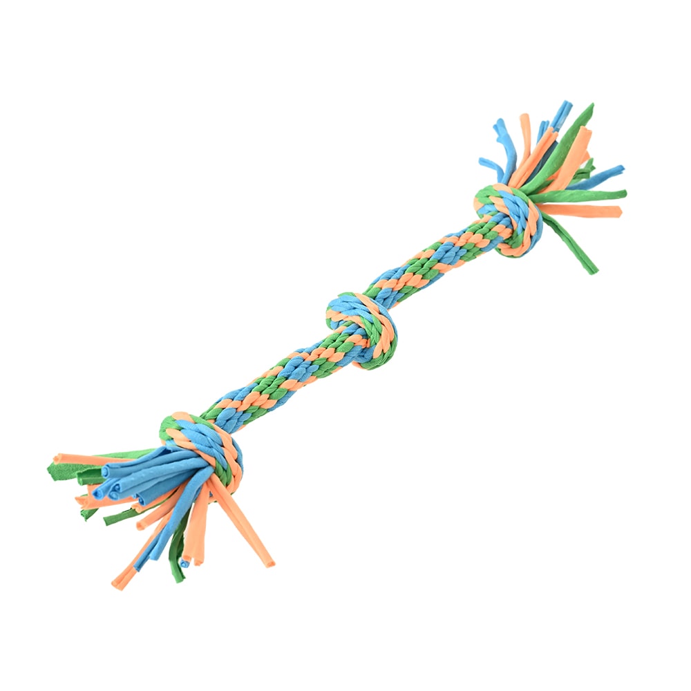 Heart & Herd - Rope Tug 3 knots 15 in M Polyester Interactive Dog Toy