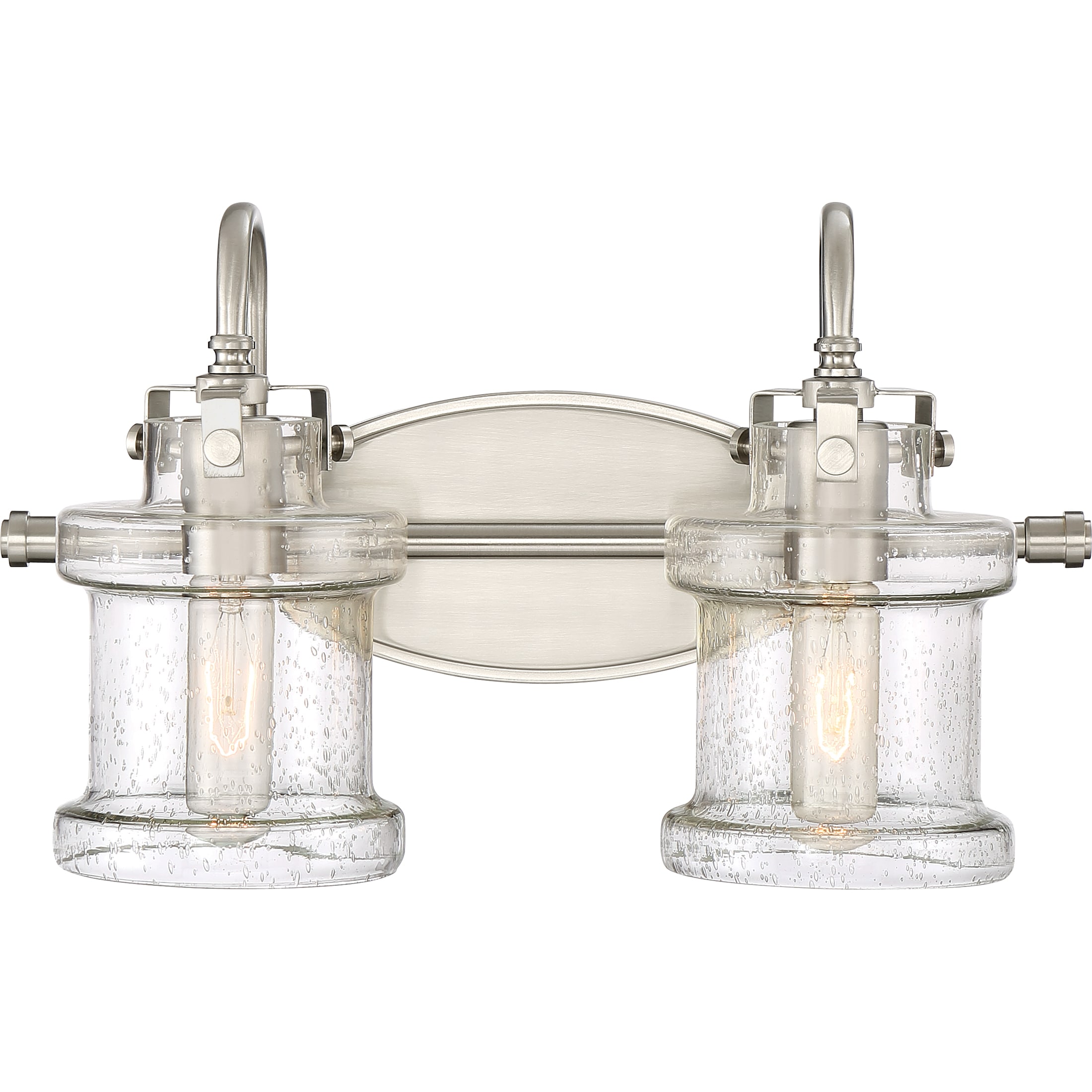 Quoizel DNY8602BN Danbury 16.25-in 2 -Light Brushed Nickel Transitional Vanity light