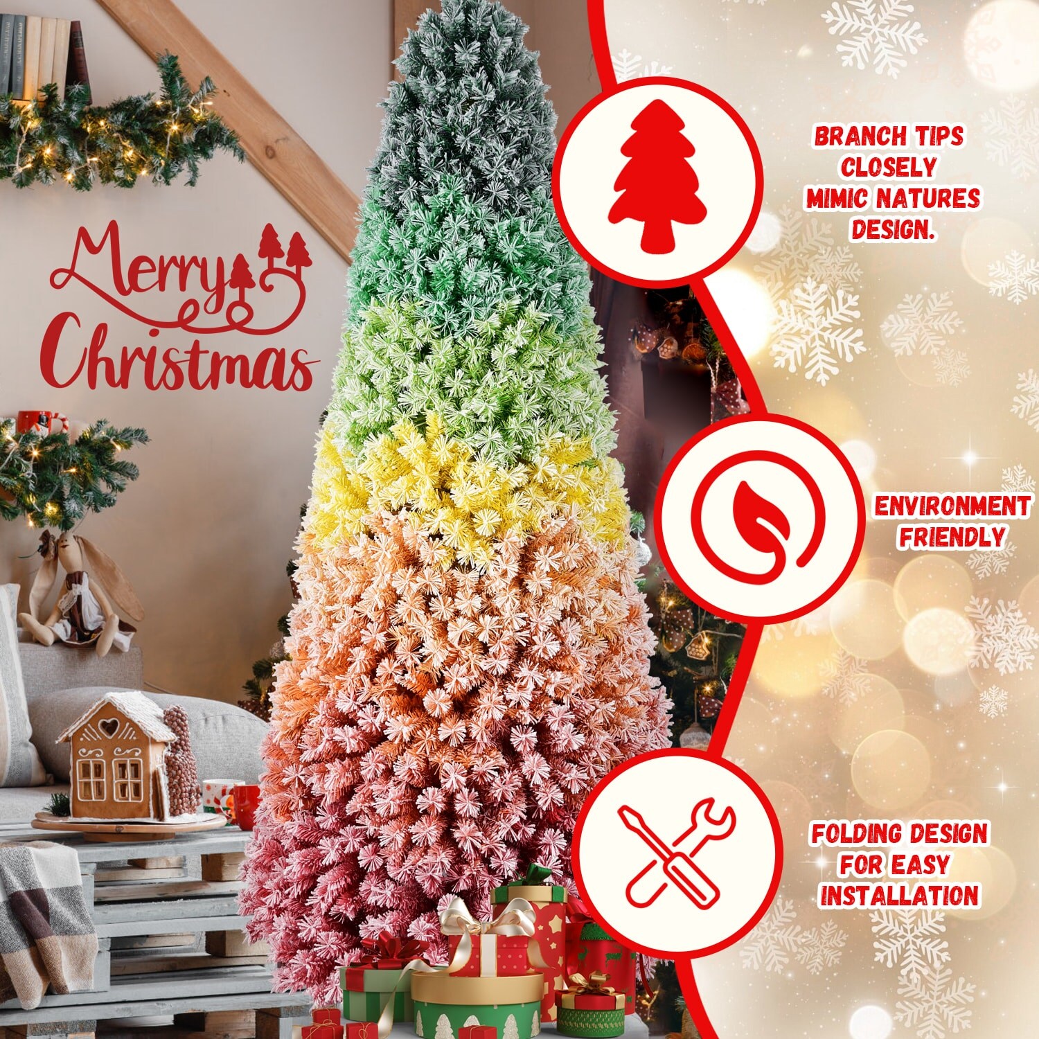 Wooakway FXLS0605-510A46 Artificial-Christmas-Trees - View #9