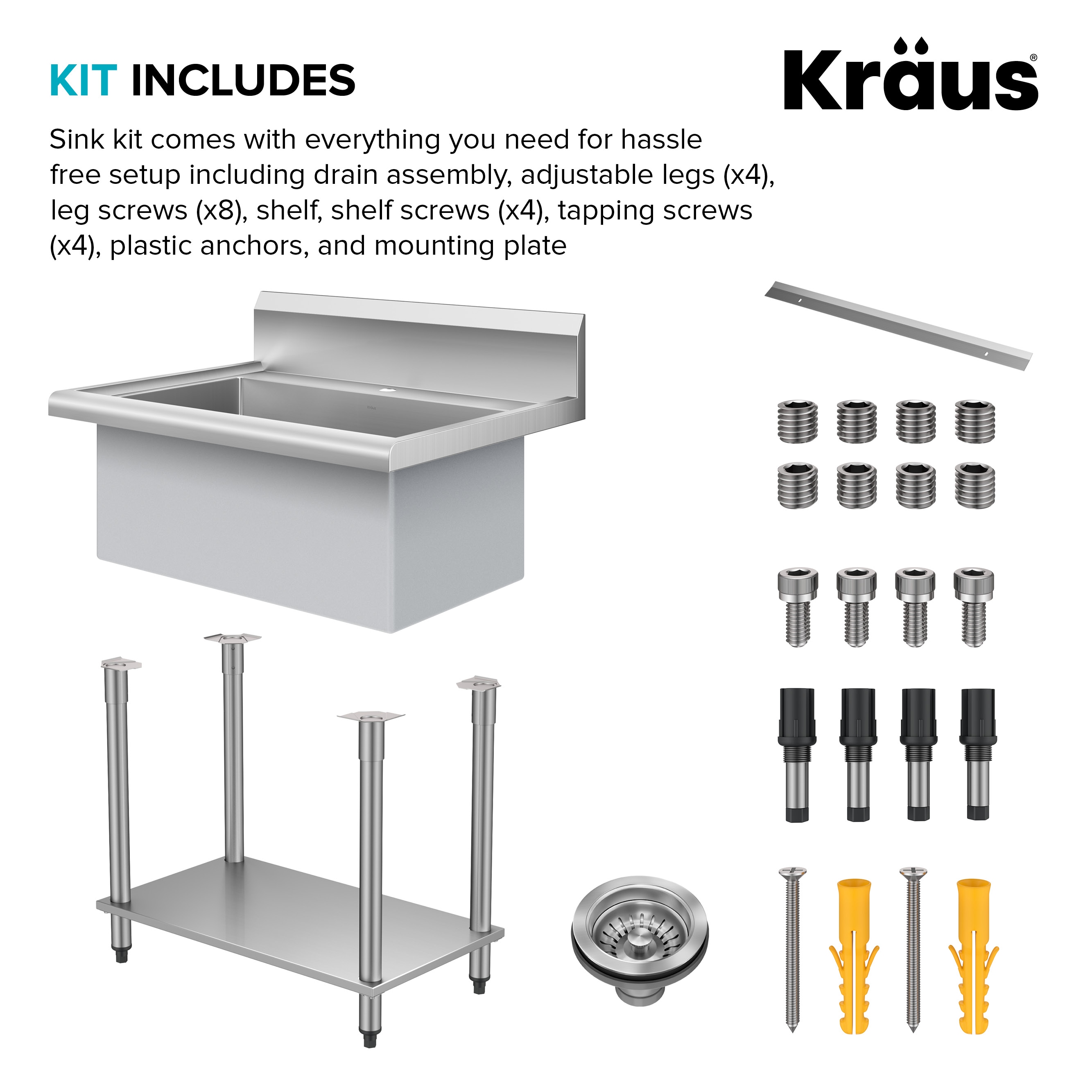 Kraus KHS230-32 Laundry-Tubs-Utility-Sinks - View #9