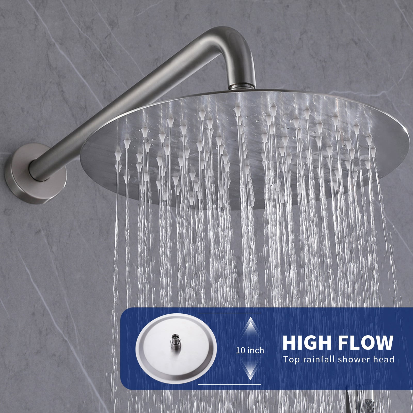 BWE A-98003-N Showerhead-Bar-Panels - View #4
