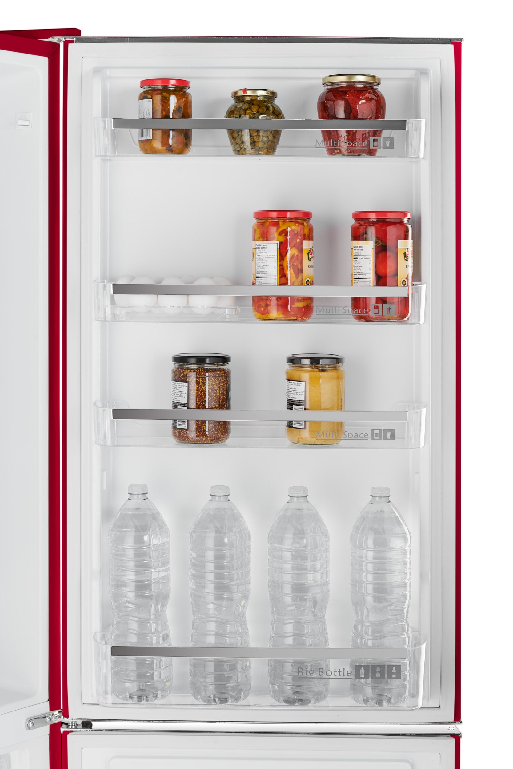 lowes small red refrigerator