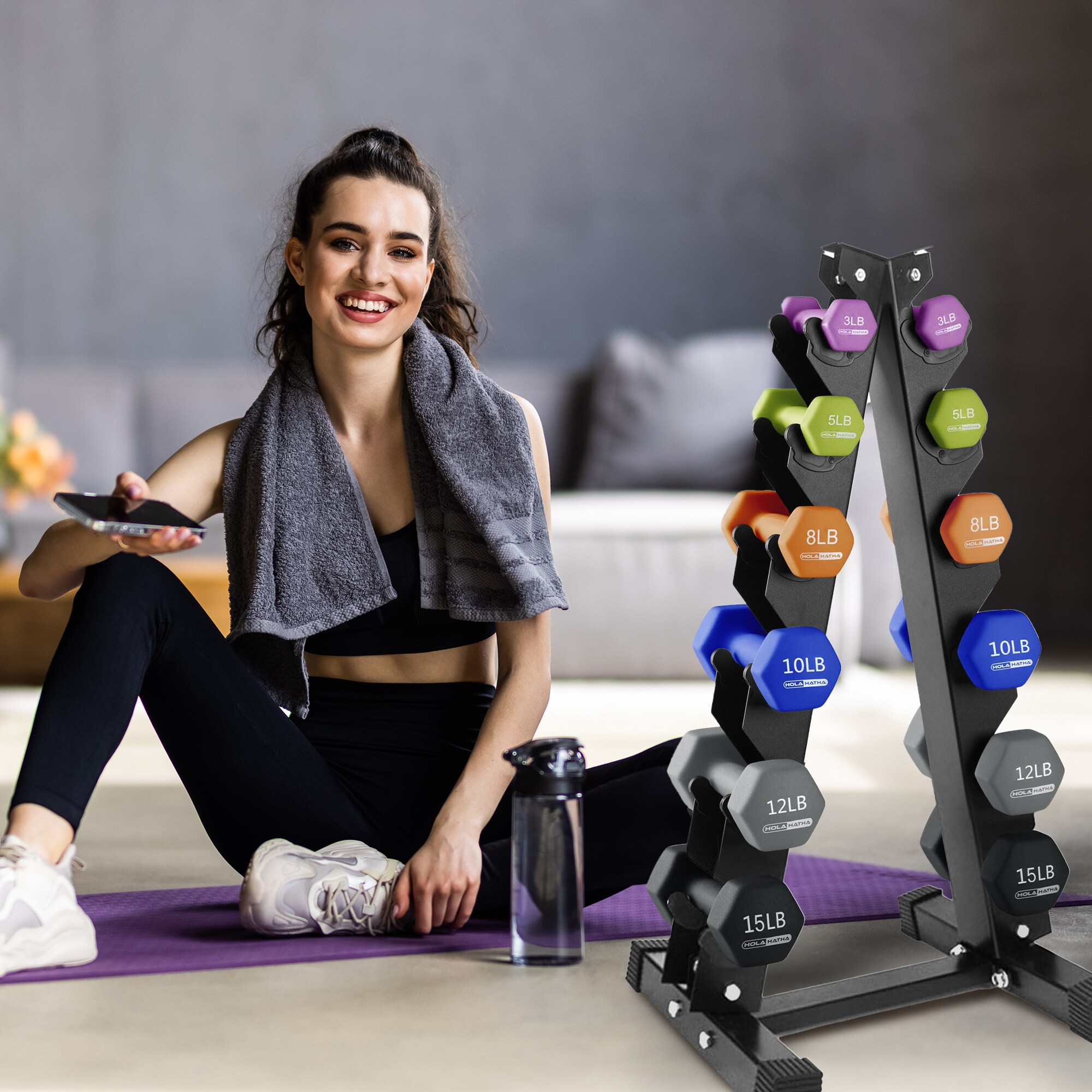 HolaHatha HH0317 dumbbells - View #6