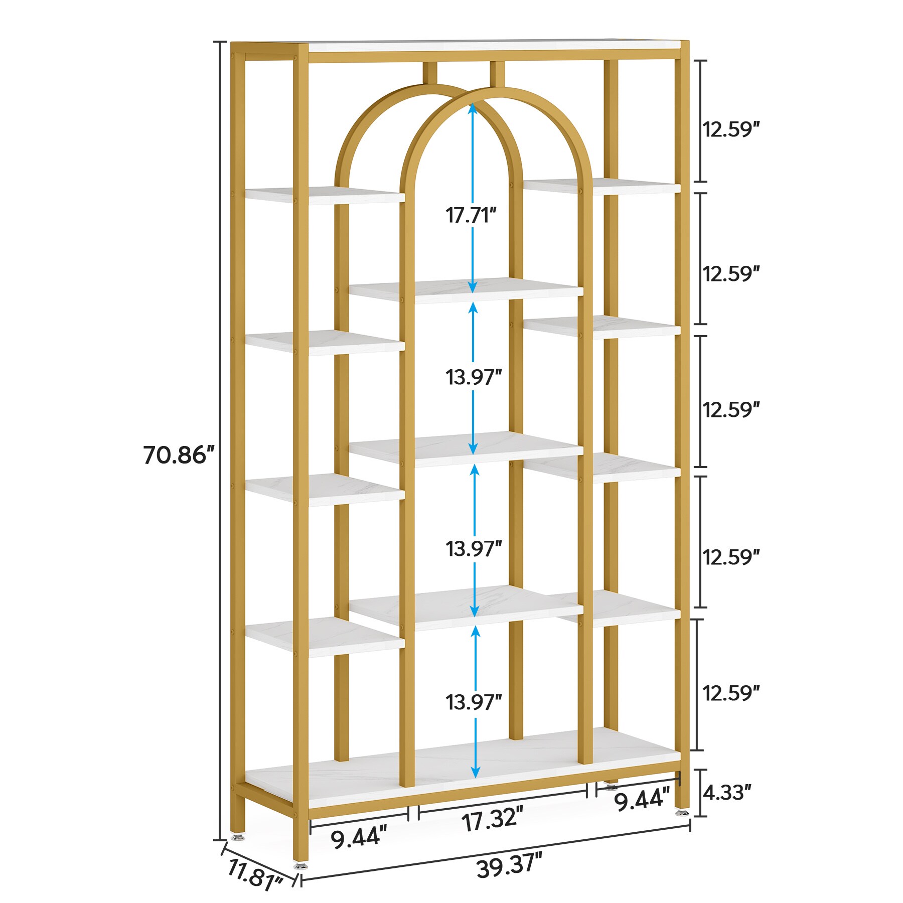 Tribesigns HOGA-J0152 bookcases - View #9
