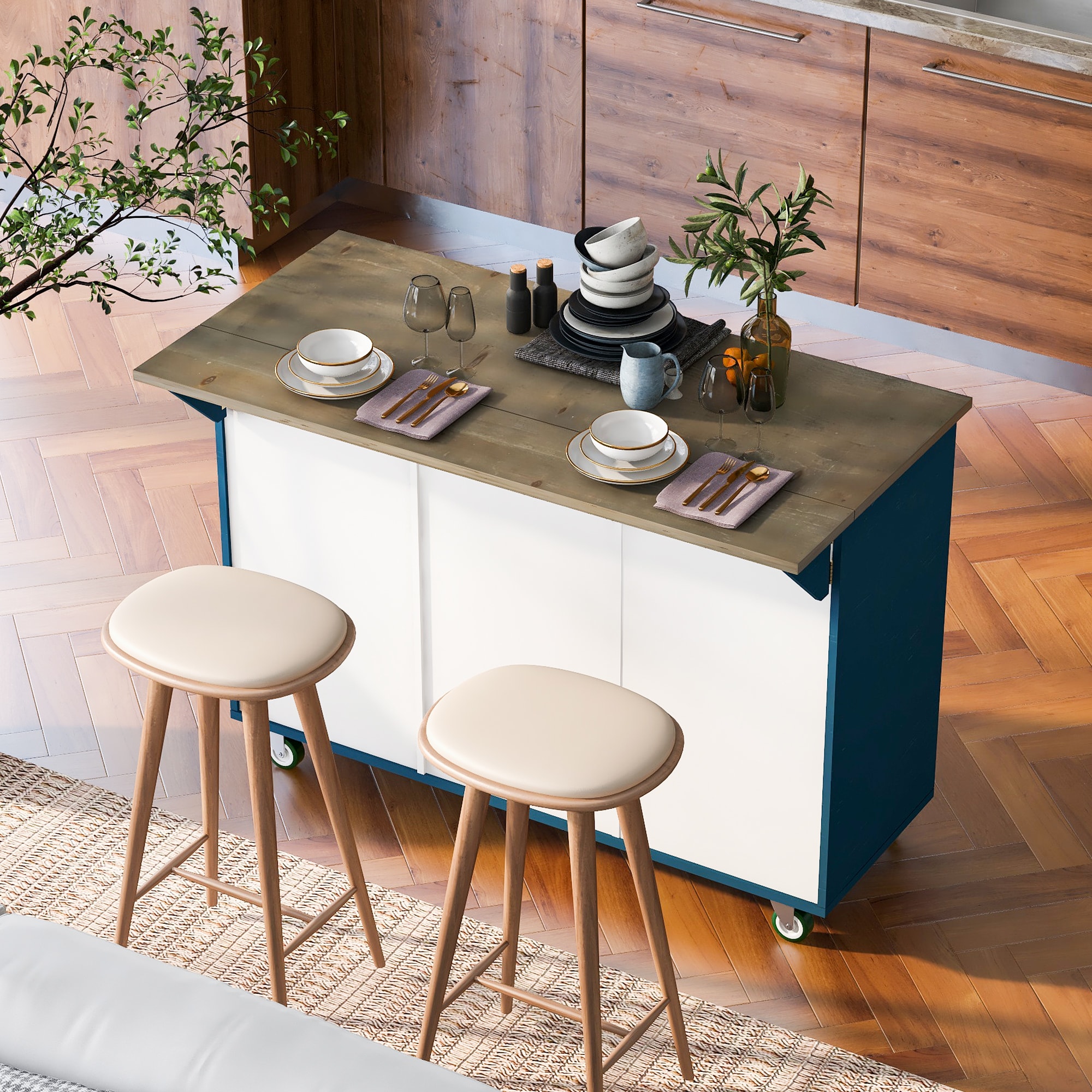 ModernLuxe L-WF315658AAG Kitchen-Furniture - View #4
