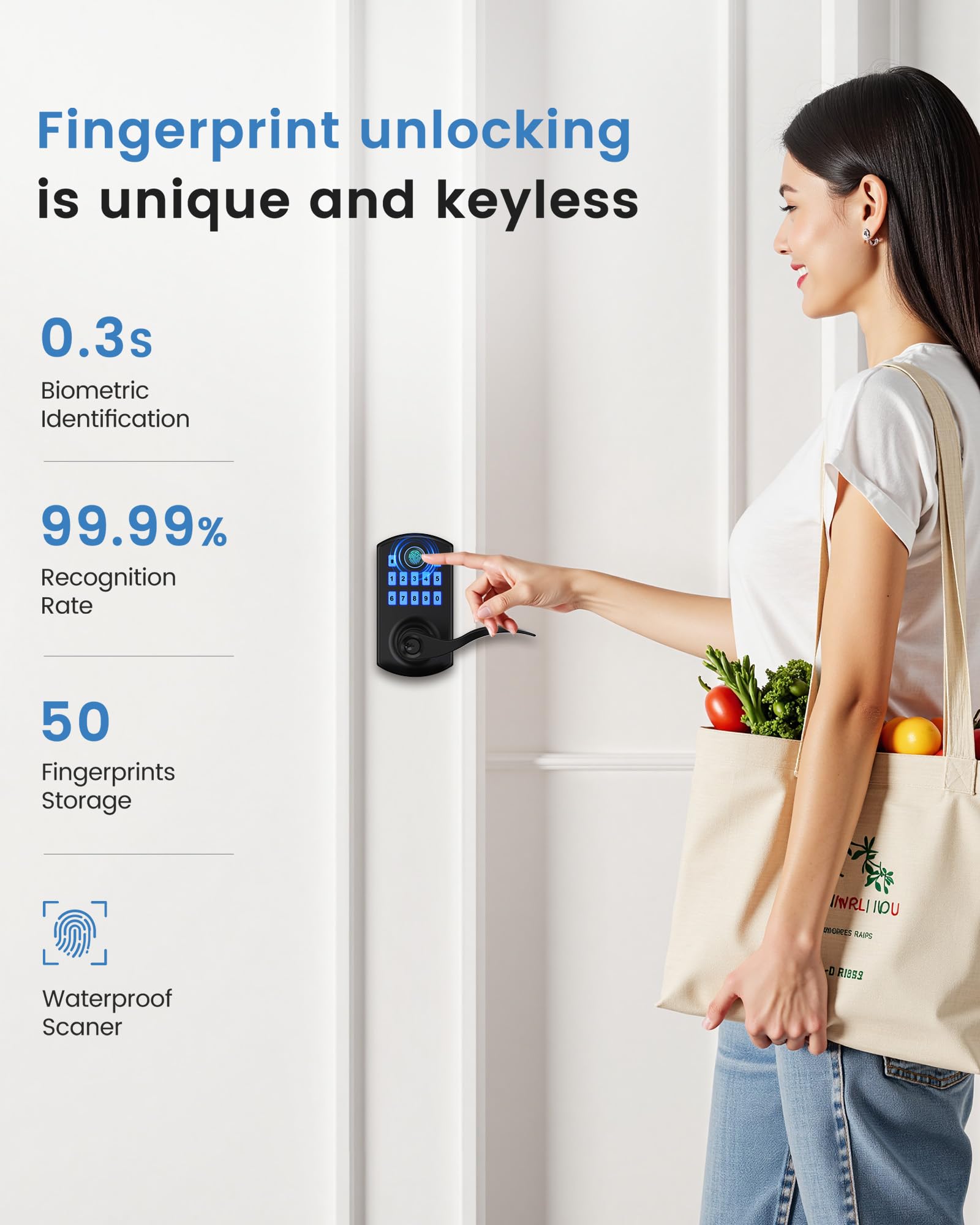 Adrinfly LAD0805D465 Door-Deadbolts - View #2