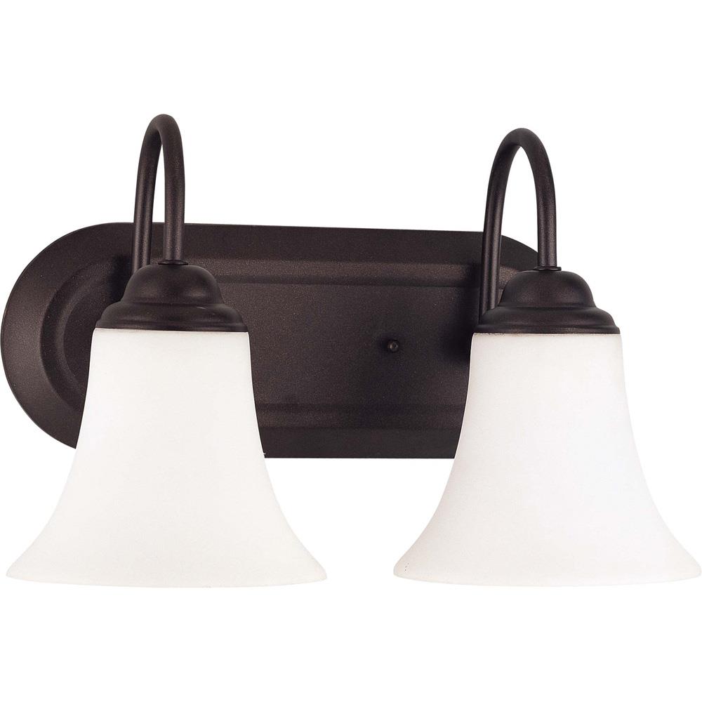  LW1853 Dupont 13-in 2-Light Dark Chocolate Bronze Transitional Vanity Light