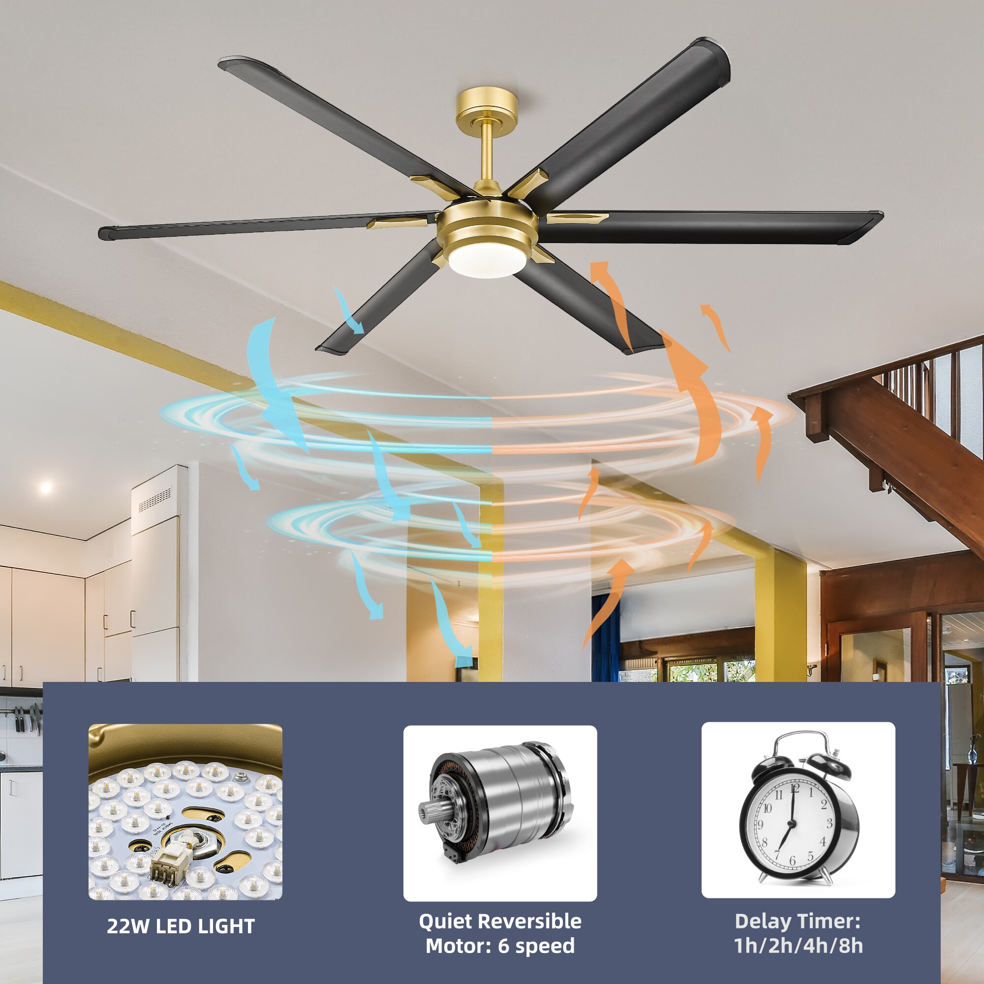 LTMATE LS72-YJ665 GB Ceiling-Fans - View #5