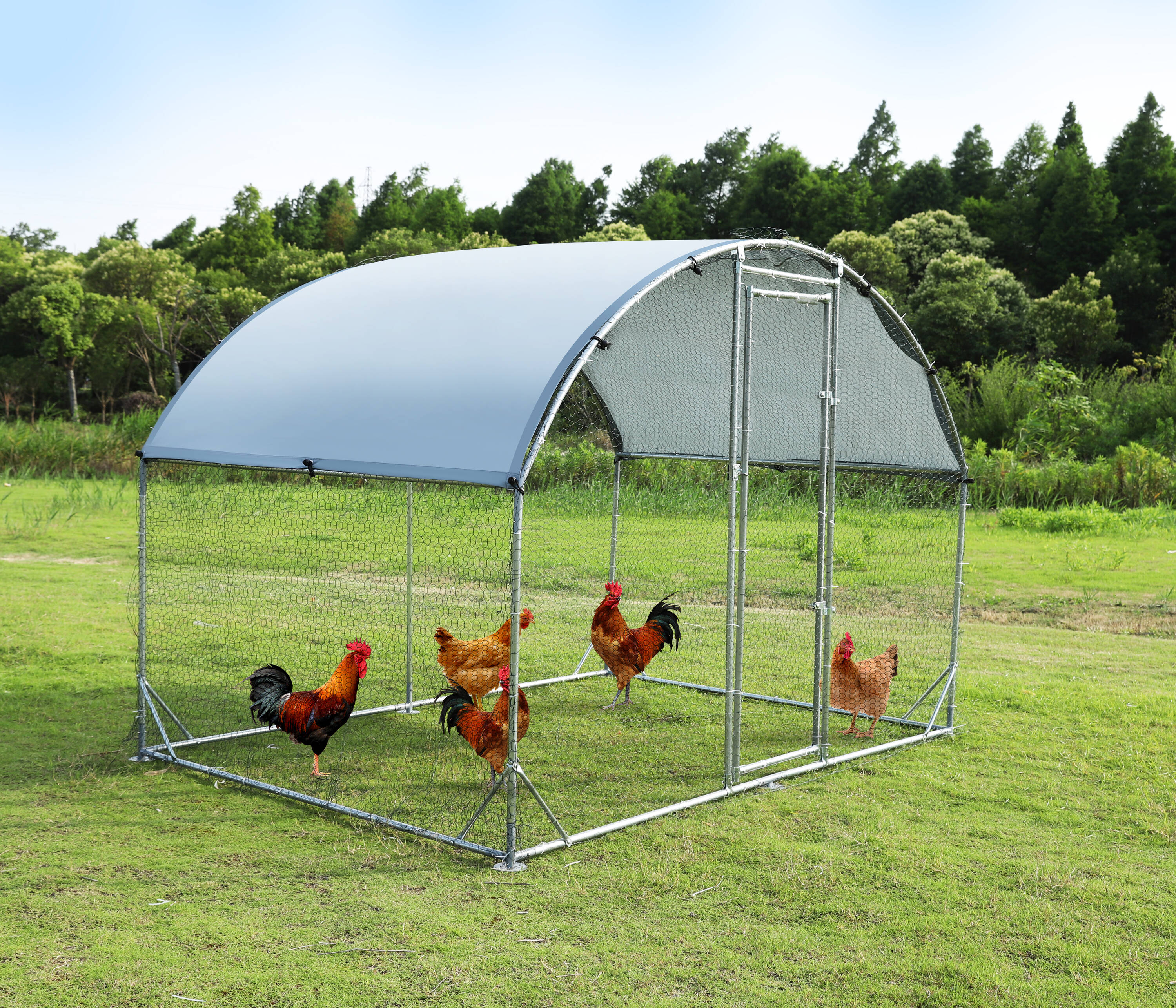Kahomvis ODP-QPW1-494 Chicken-Coops-Rabbit-Hutches - View #2