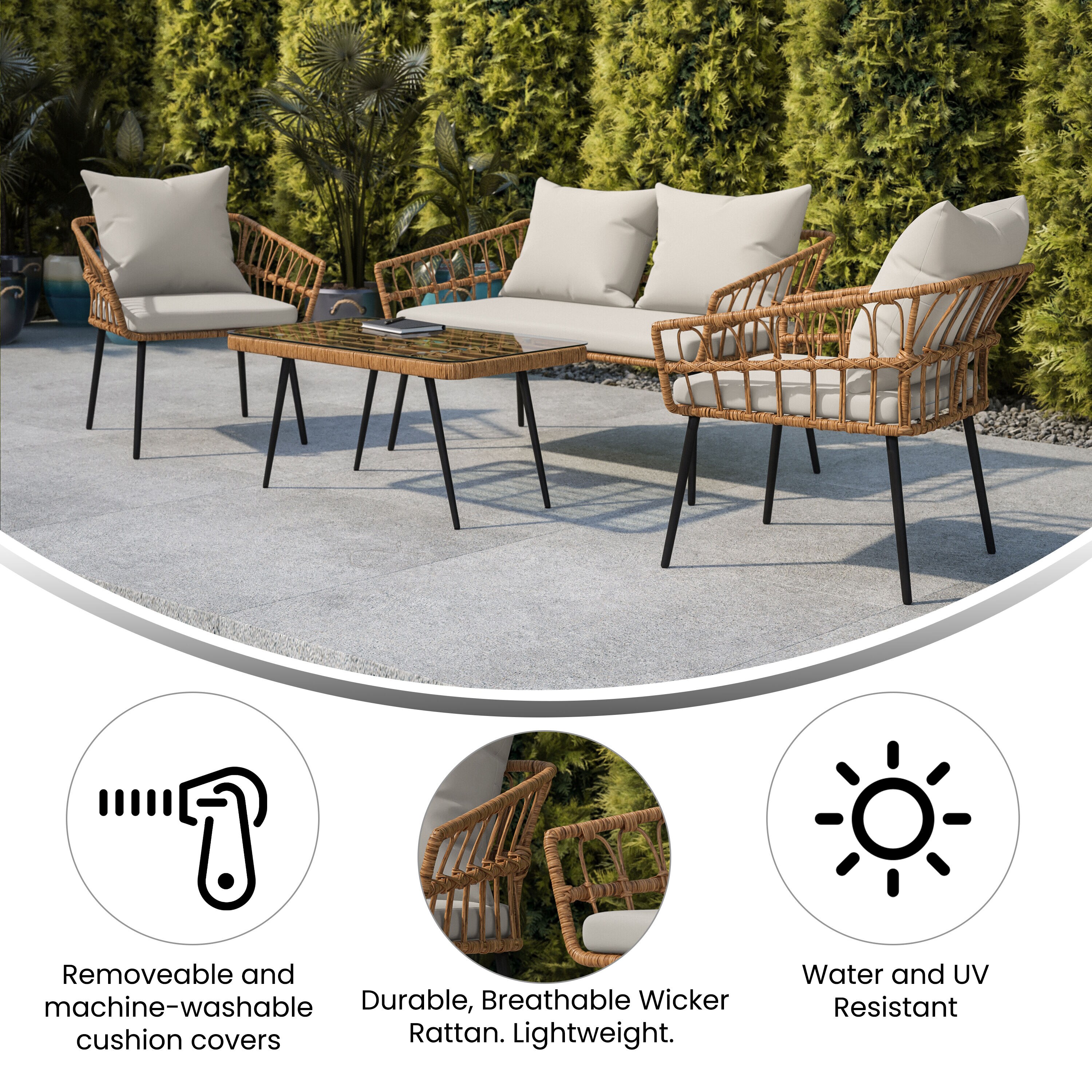 Taylor & Logan 196861090585 Patio-Conversation-Sets - View #4