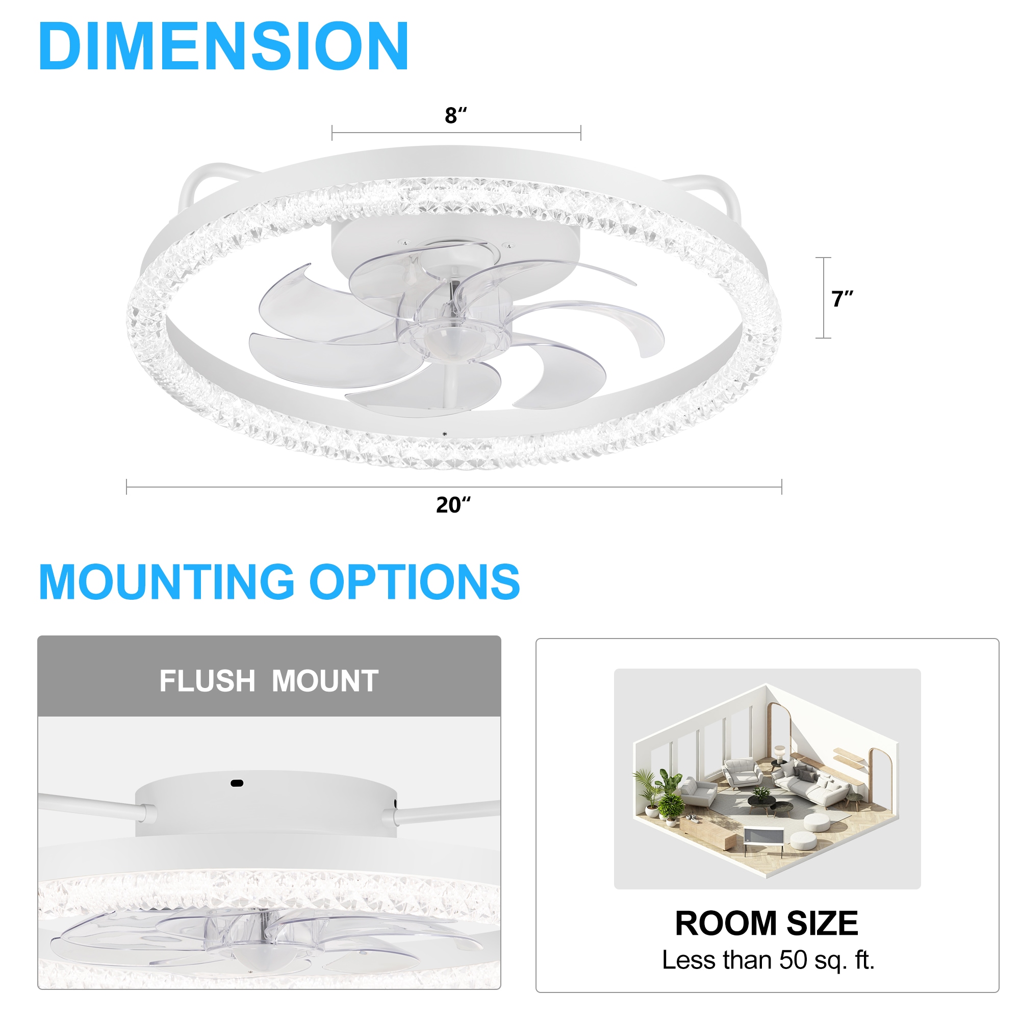 Breezary 33046-WH Ceiling-Fans - View #9
