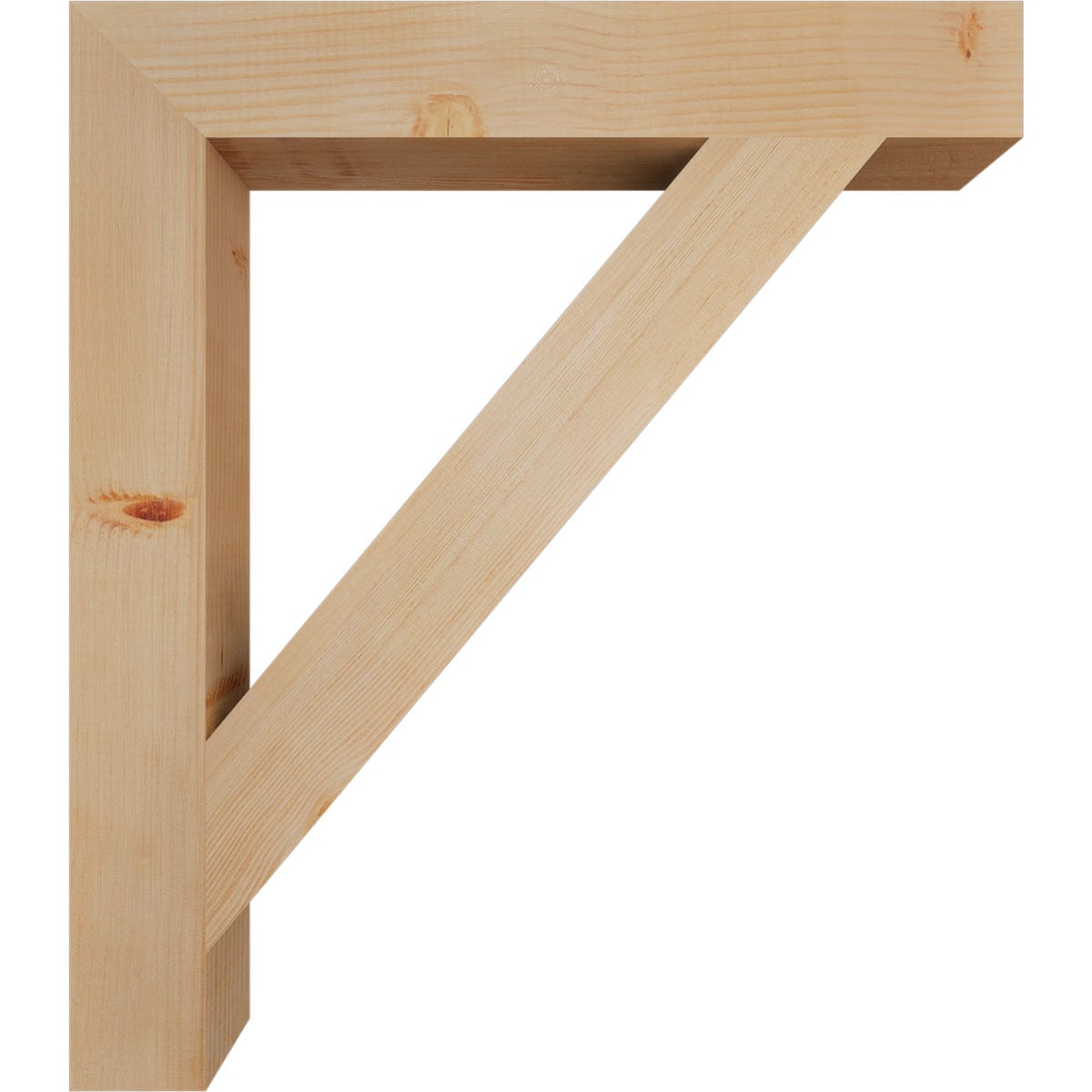 Ekena Millwork BKT04X28X32TRA05SDF Exterior-Brackets-Braces - View #3