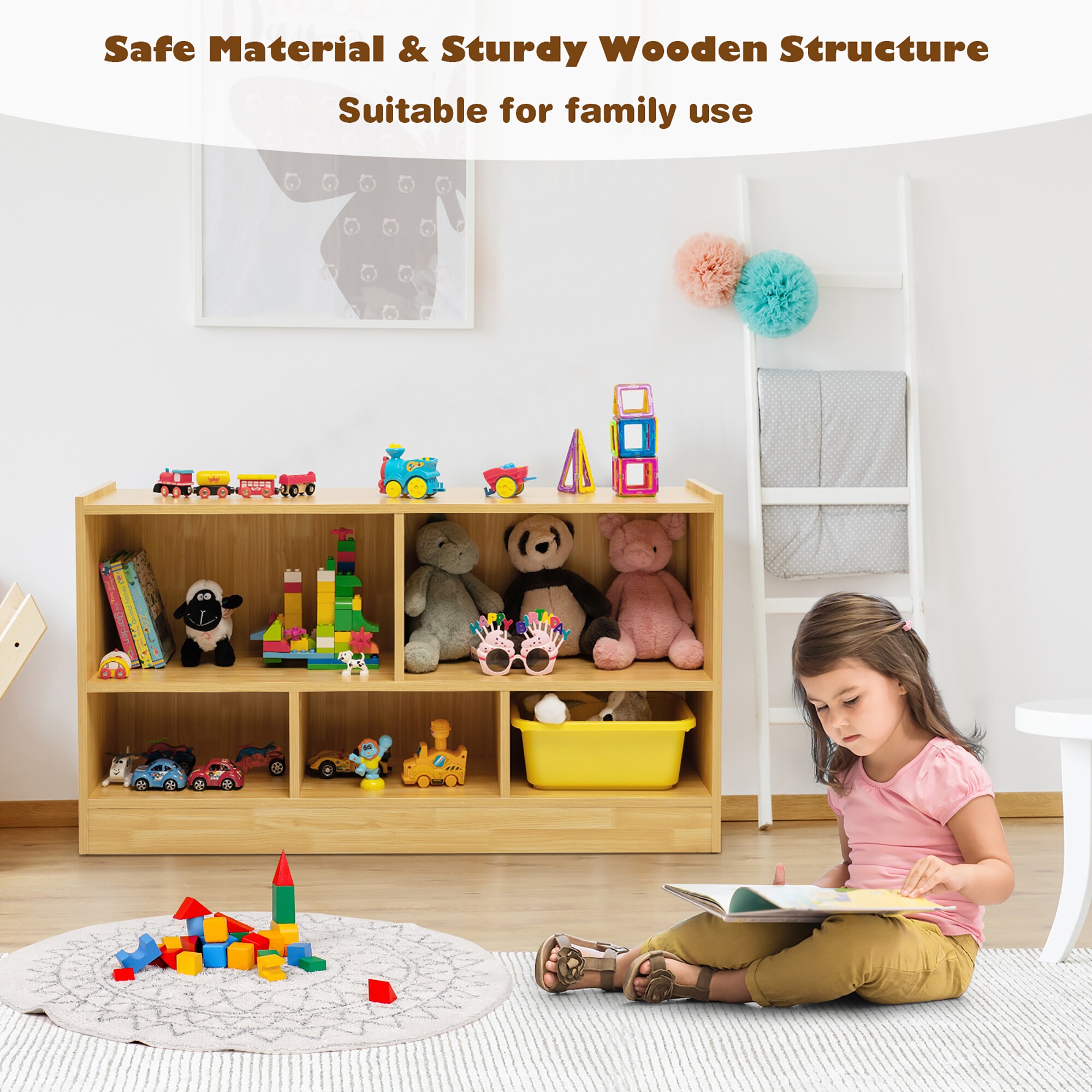Goplus LWS00448 Kids-Bookcases - View #8