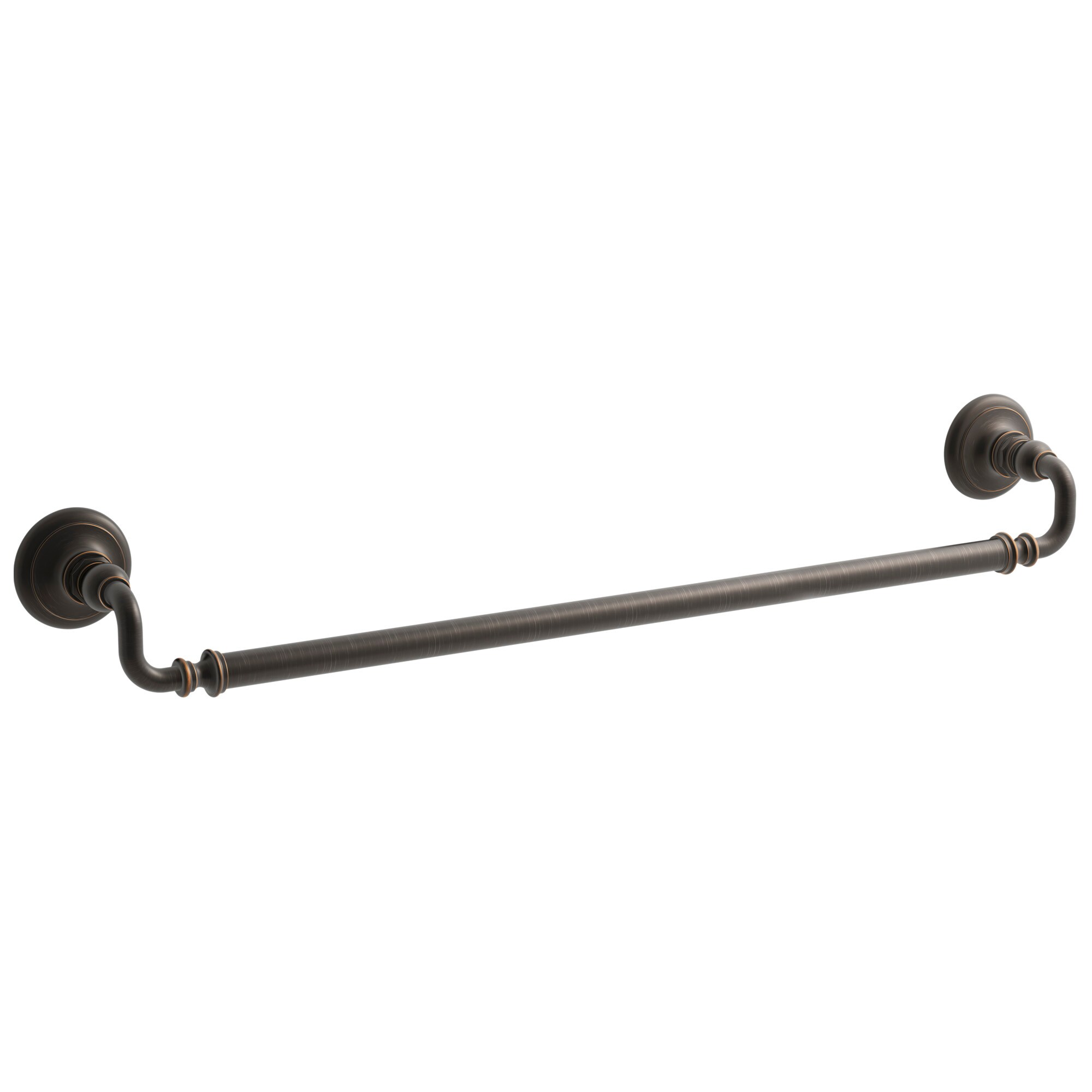 JQK Oil Rubbed Bronze Towel Bar, 12 inch Stainless Steel Towel Rack Bathroom, Towel Holder Wall Mount, Total Length 15 inch, Tb110l12-orb