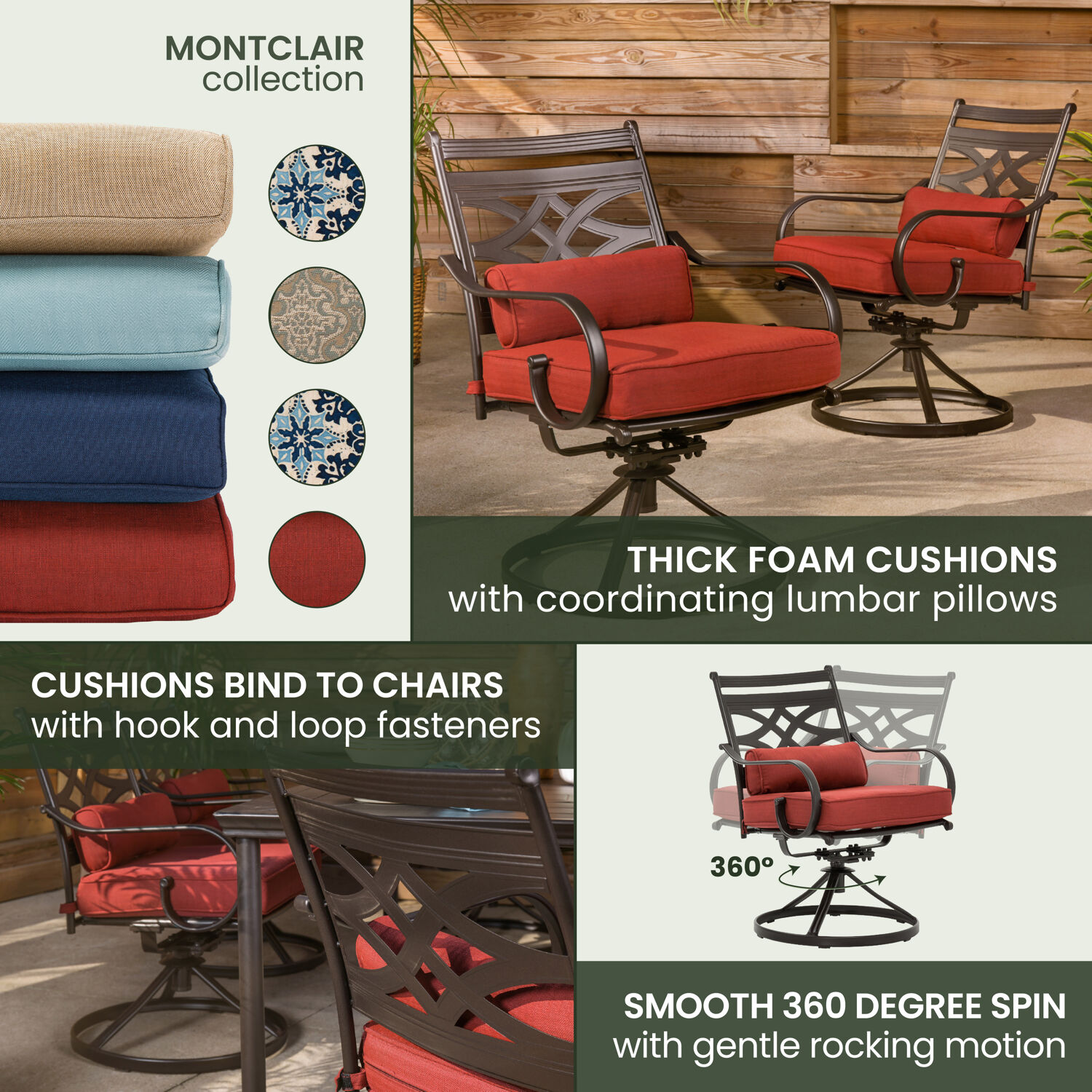 Hanover MCLRDN11PCSW10-SU-C Patio-Dining-Sets - View #5