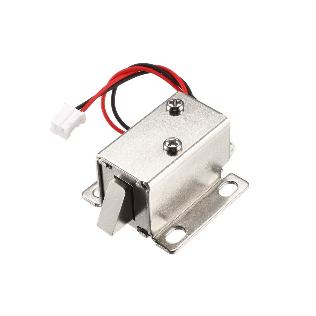 Unique Bargains DC 12V 0.42A 6mm Mini Electromagnetic Solenoid Lock Assembly Tongue Up for Electirc Lock Cabinet Door Lock #S25093000UX8991
