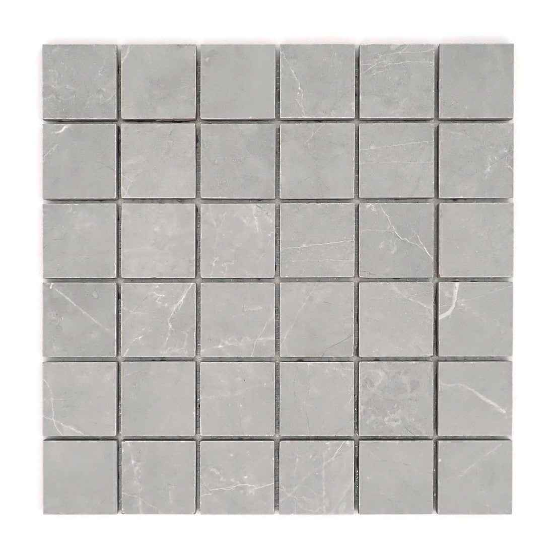 Emser Sterlina Gray 12-in x 12-in Matte Porcelain Uniform Squares Stone ...