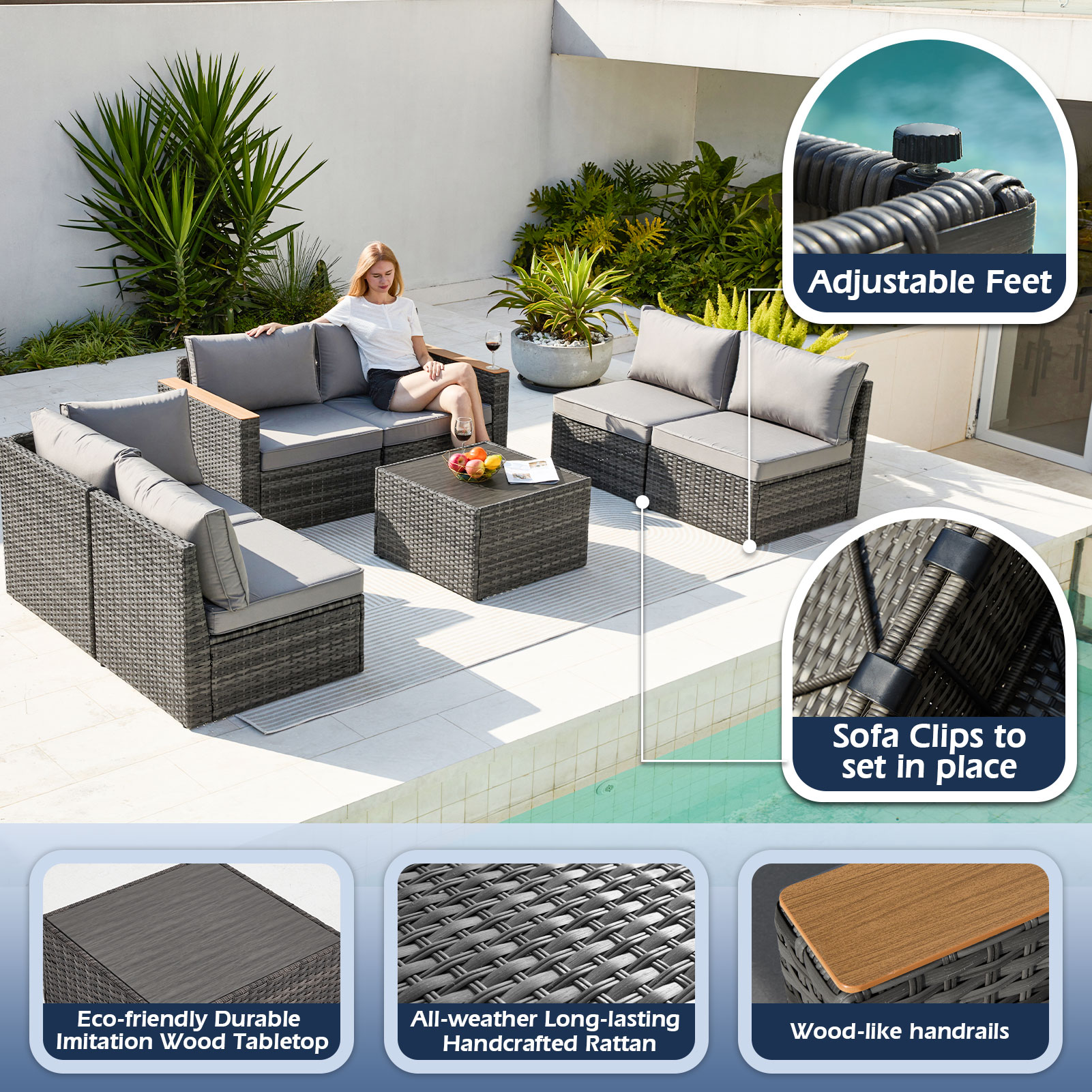 CESICIA JT34A Patio-Conversation-Sets - View #6