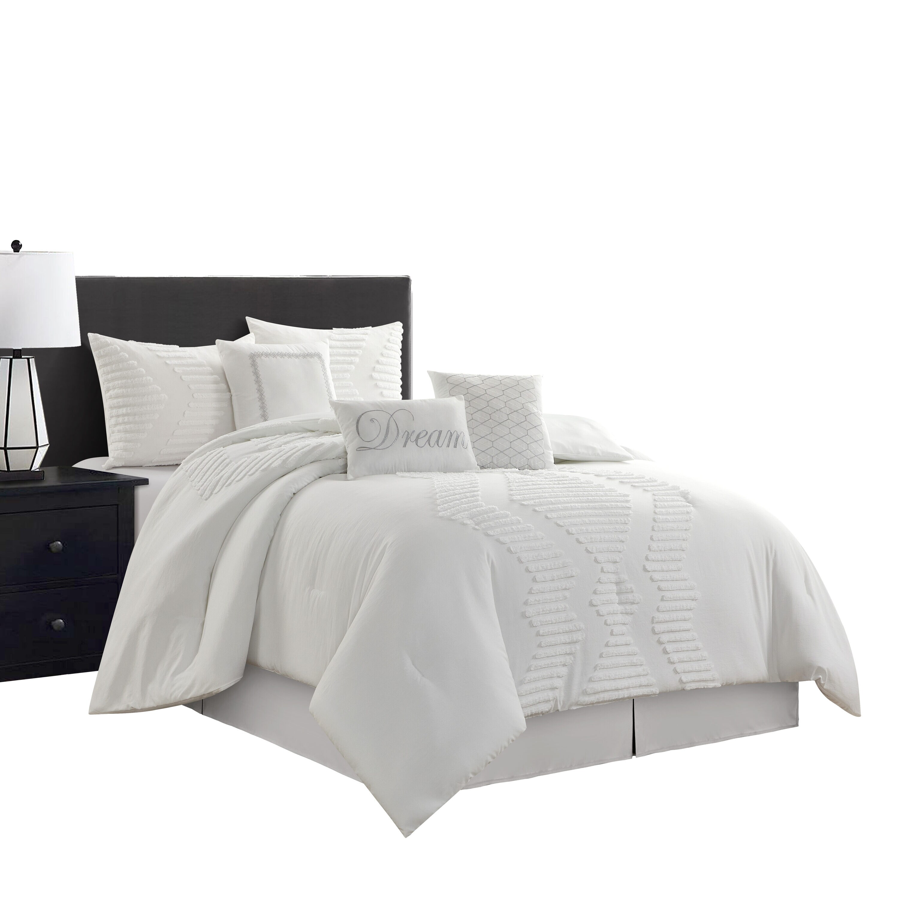 Nanshing GALATEA7-Q-WHT bedding - View #6