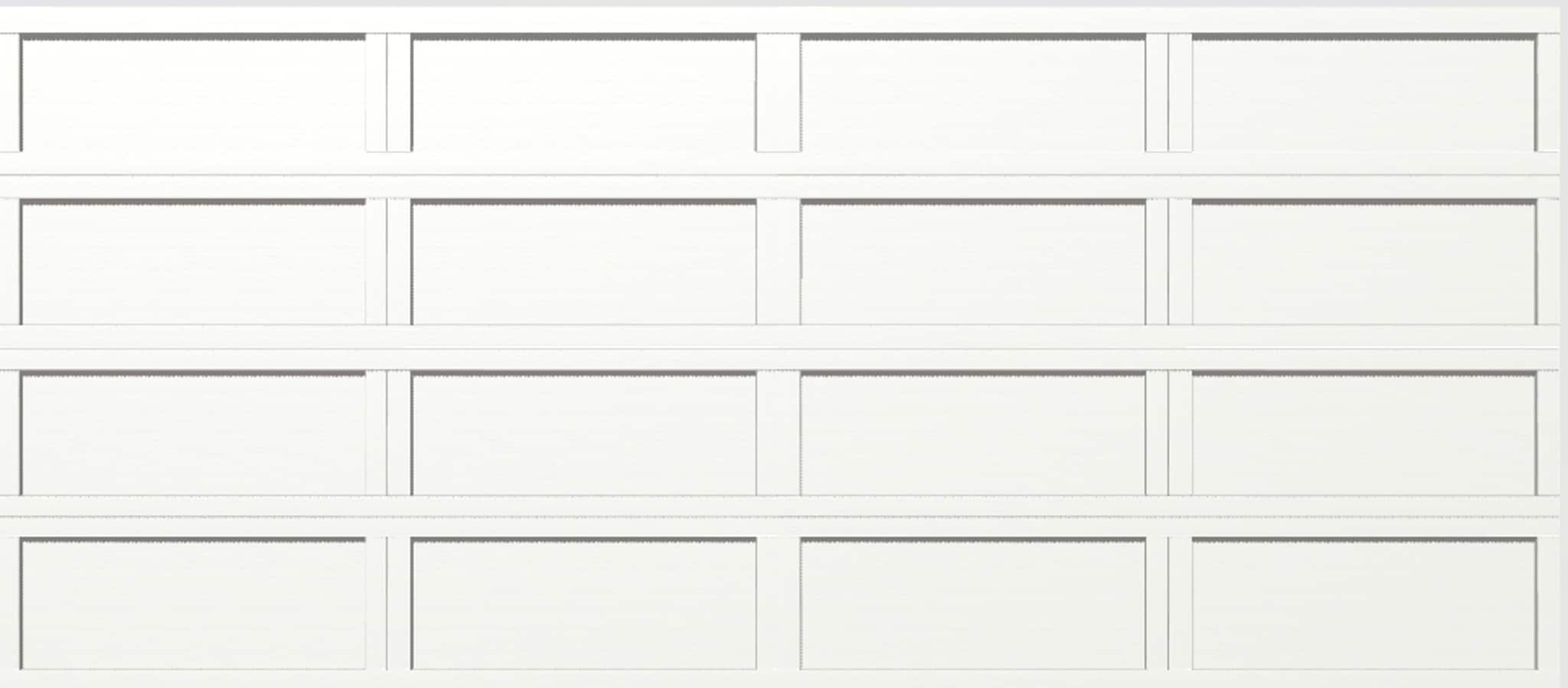 Wayne Dalton WD9405WSFW167 Classic Steel Model 9405 16-ft x 7-ft Insulated White Double Garage Door