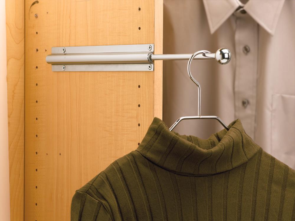 Rev-A-Shelf CVL-12-CR 1-in x 1.5-in x 12-in Chrome Valet Rod