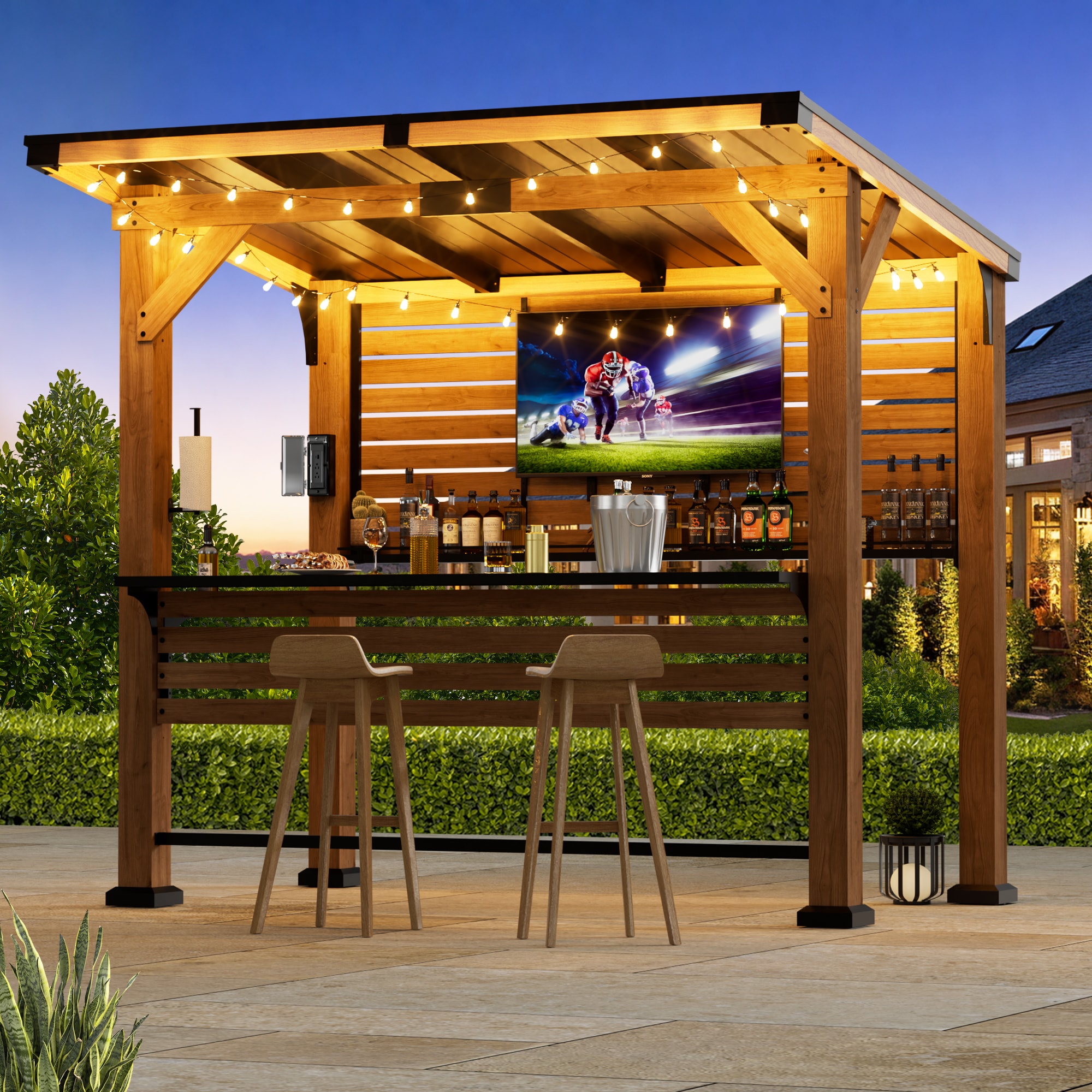 ELEVATE OUTDOORS IG10600165 Wood-Resin-Gazebos - View #2