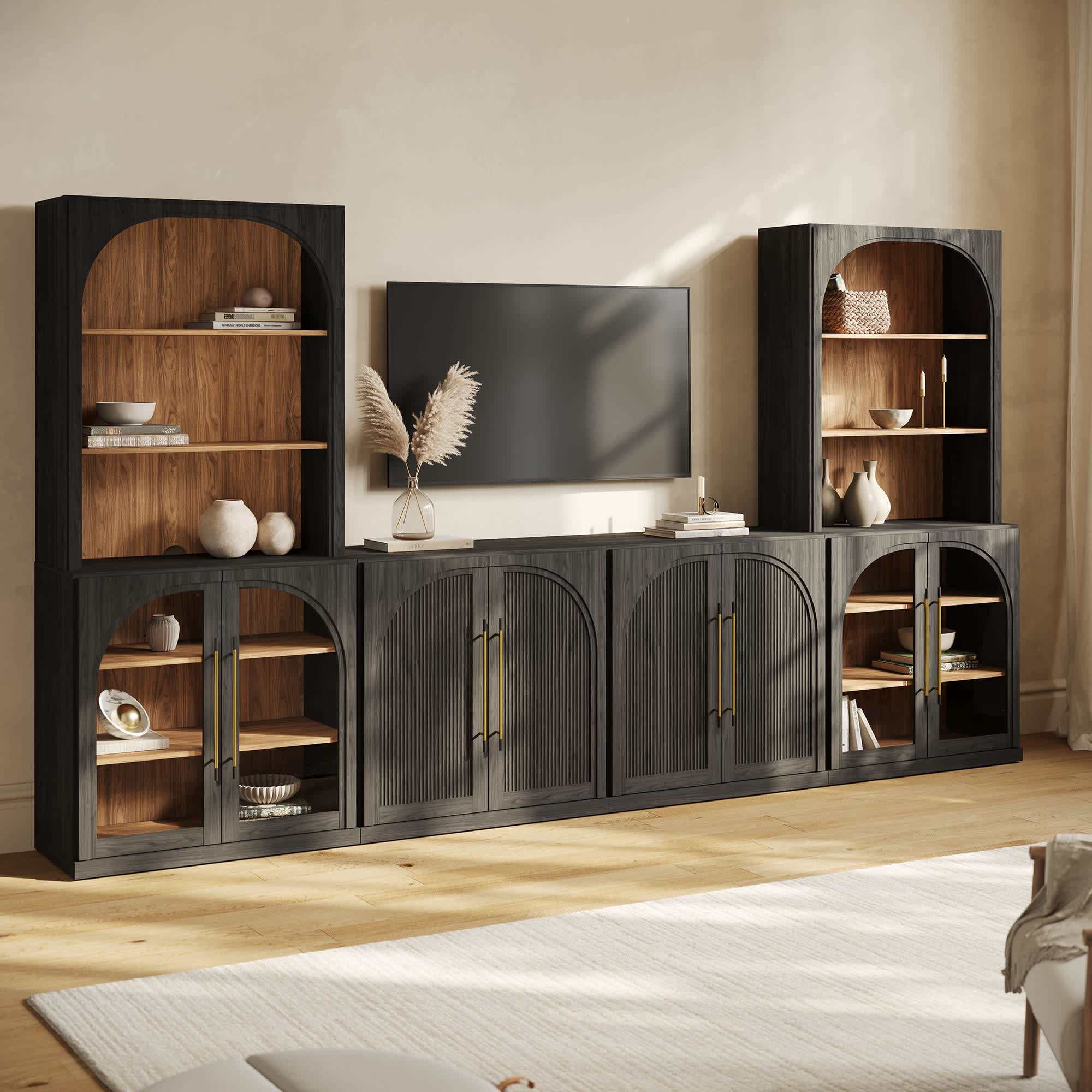 Belleze 014-HG-42012-E+1B2F Tv-Stands - View #4